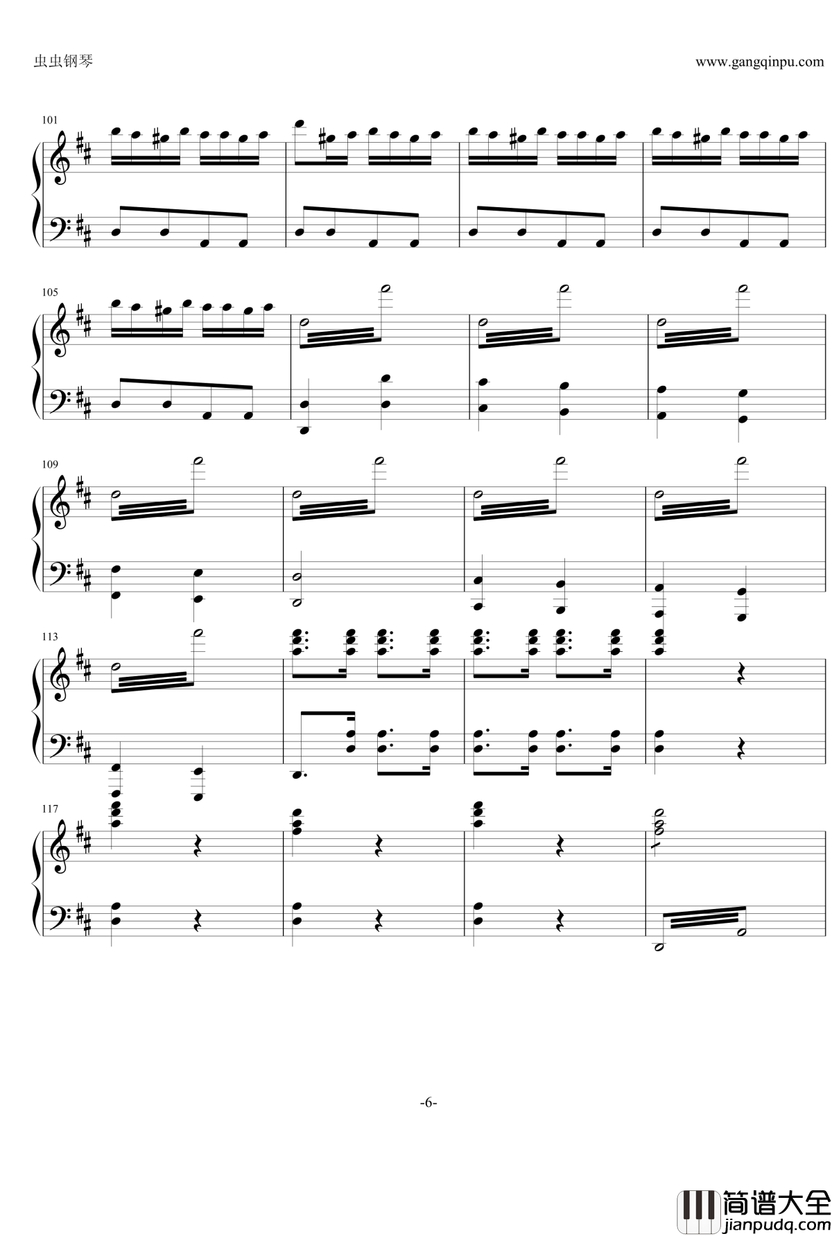 康康舞曲钢琴谱_雅克·奥芬巴赫