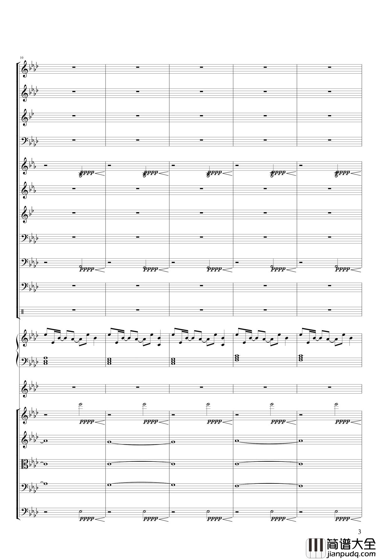 极乐已去钢琴谱_WinXP纪念曲_10572578