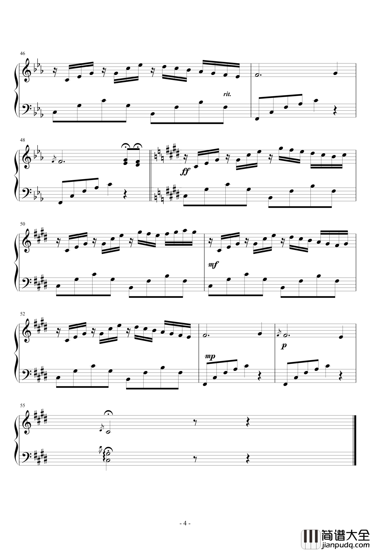 无题钢琴谱_狂音