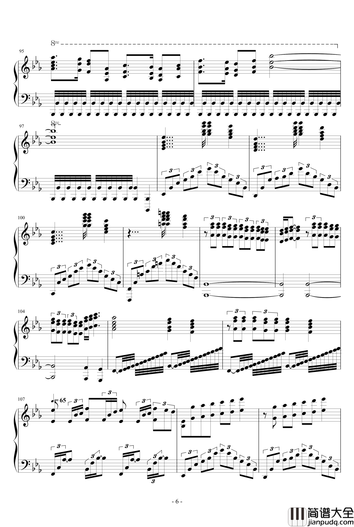 Bohemian_Rhapsody钢琴谱_马克西姆_Maksim·Mrvica
