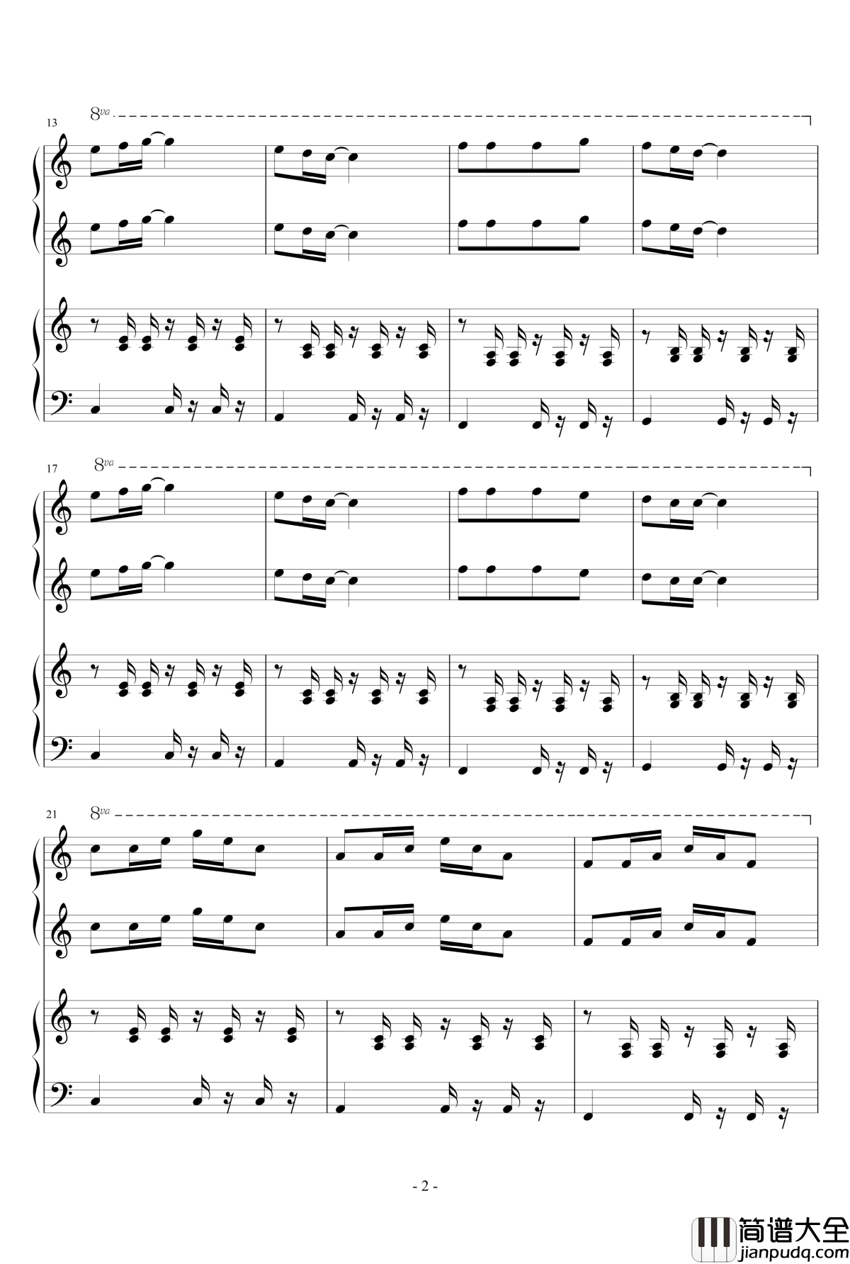 欢乐舞曲钢琴谱_儿童歌曲