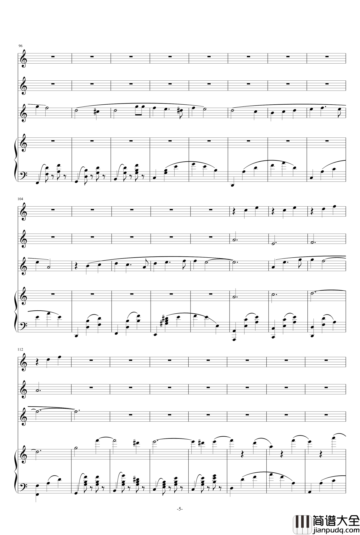 往往钢琴谱_Ku.Klux.Klan