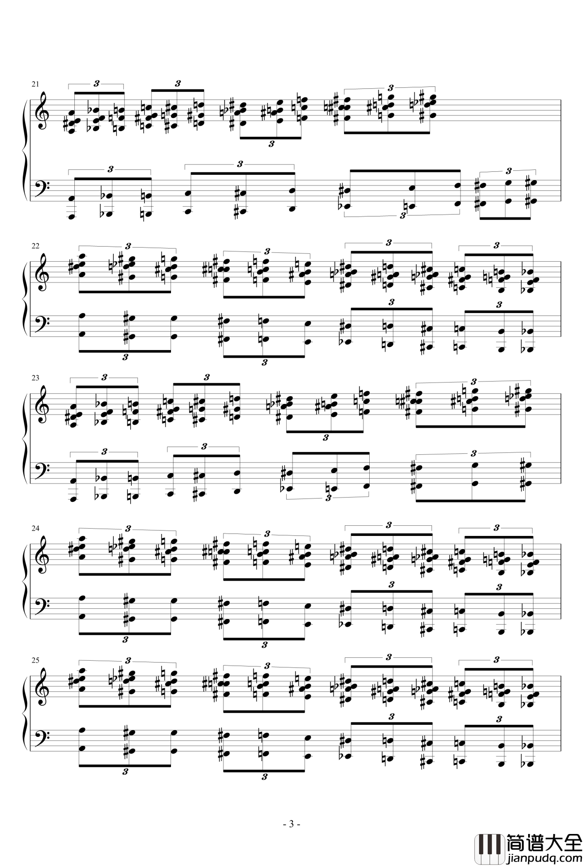 诡异的舞蹈钢琴谱_2014_11_11重制版_Ku.Klux.Klan