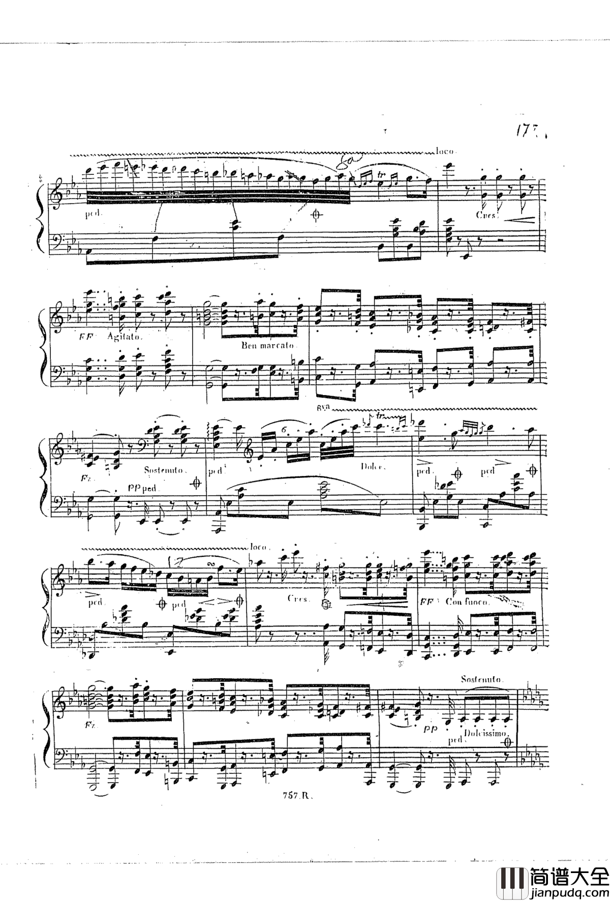 _on_an_original_theme钢琴谱_车尔尼_Czerny_Carl_Czerny_Op.42_No.6