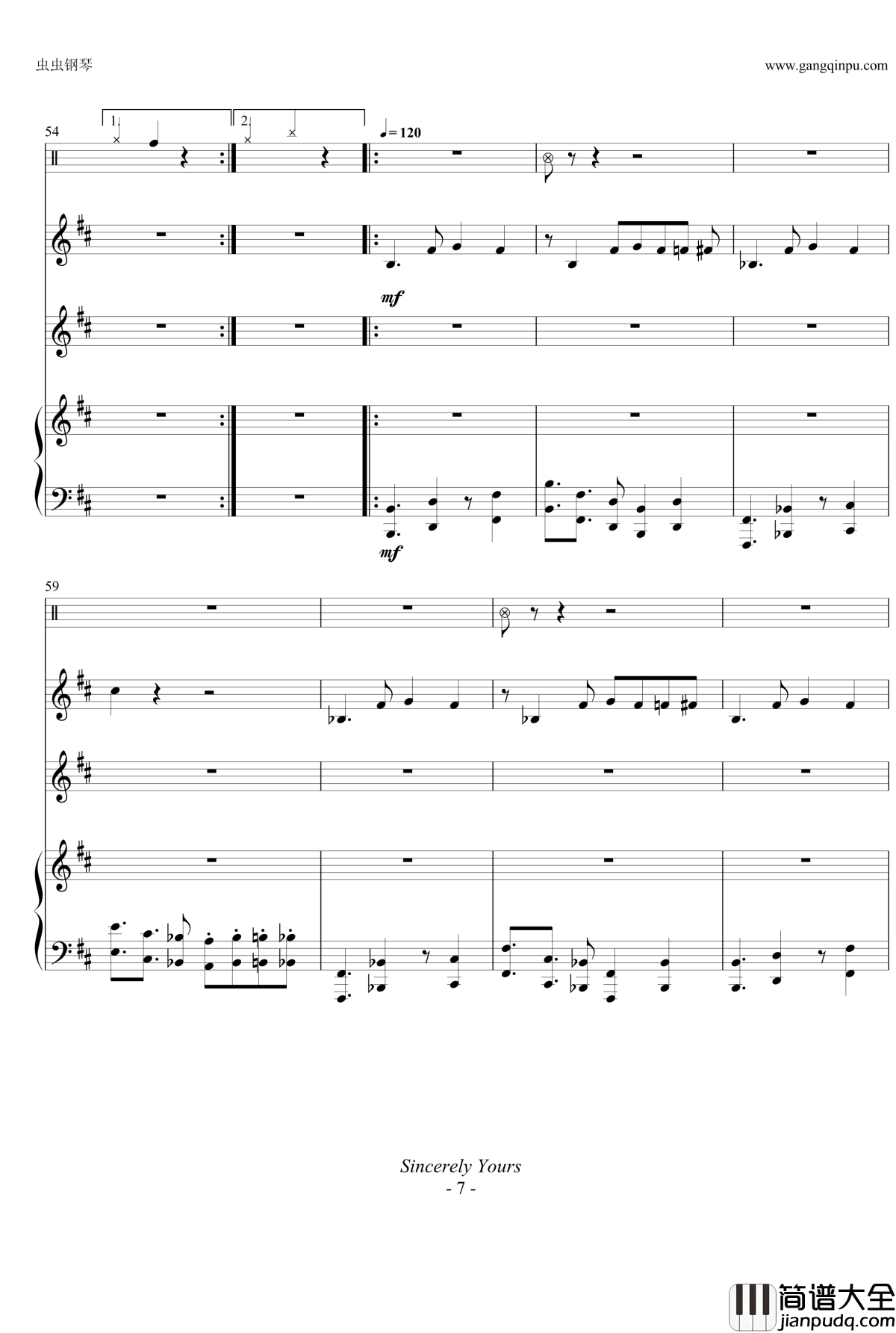 黑猫的探戈钢琴谱_变奏曲_黑猫的探戈