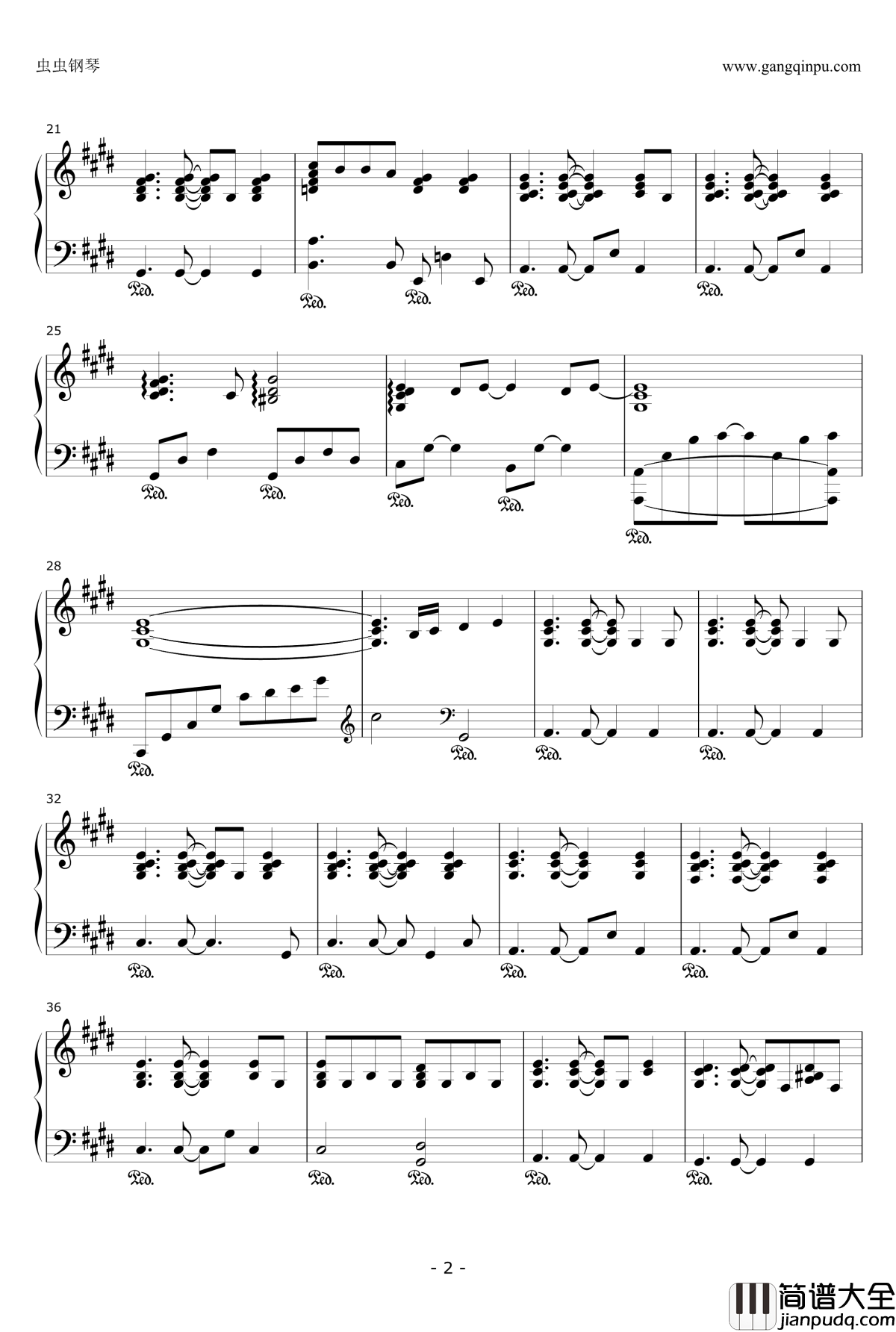 Need_You_Now钢琴谱_伴奏谱_Lady_Antebellum