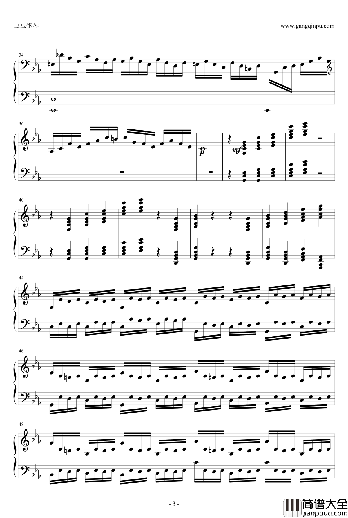 Prelude_in_C_Major钢琴谱_马克西姆_Maksim·Mrvica