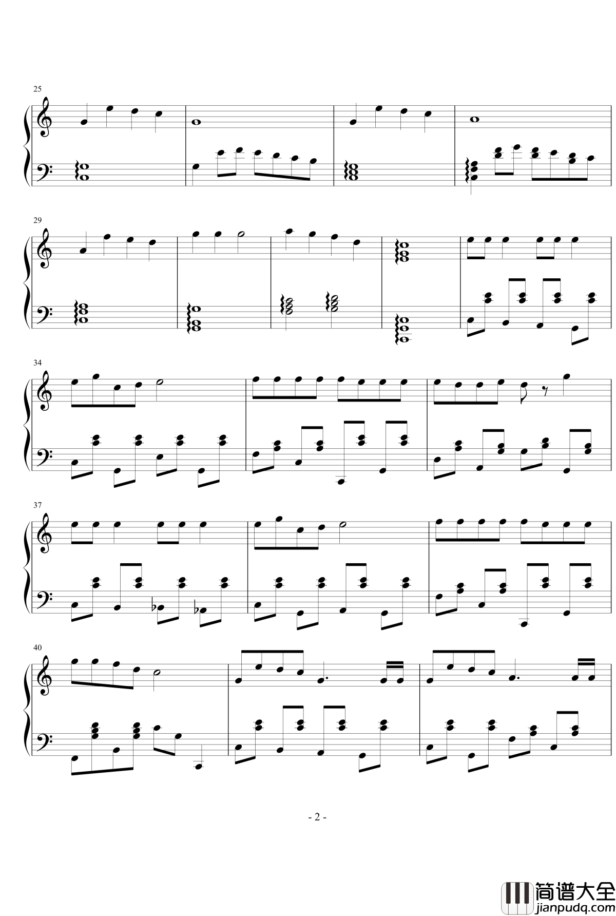 Jingle_Bells钢琴谱_大神求虐请入内_世界名曲