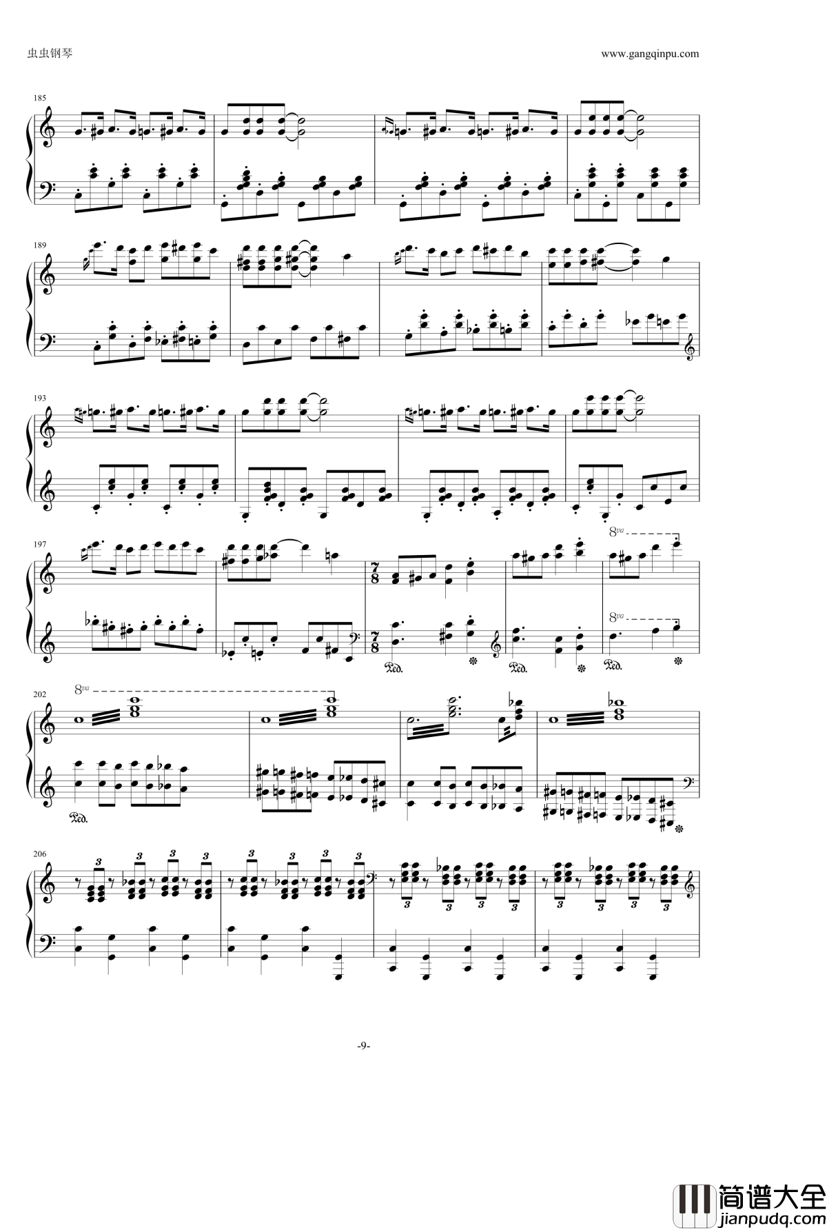 Full_Monty钢琴谱_世界名曲