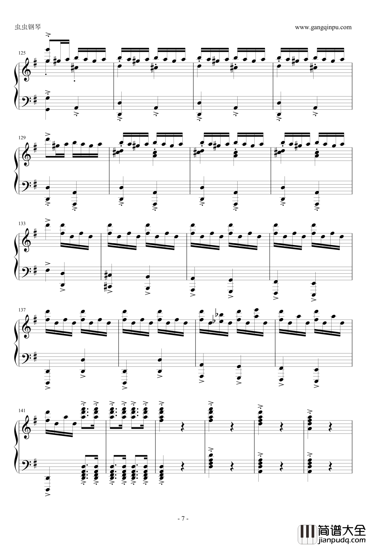 The_can_can钢琴谱_康康舞曲_Jacques_Offenbach