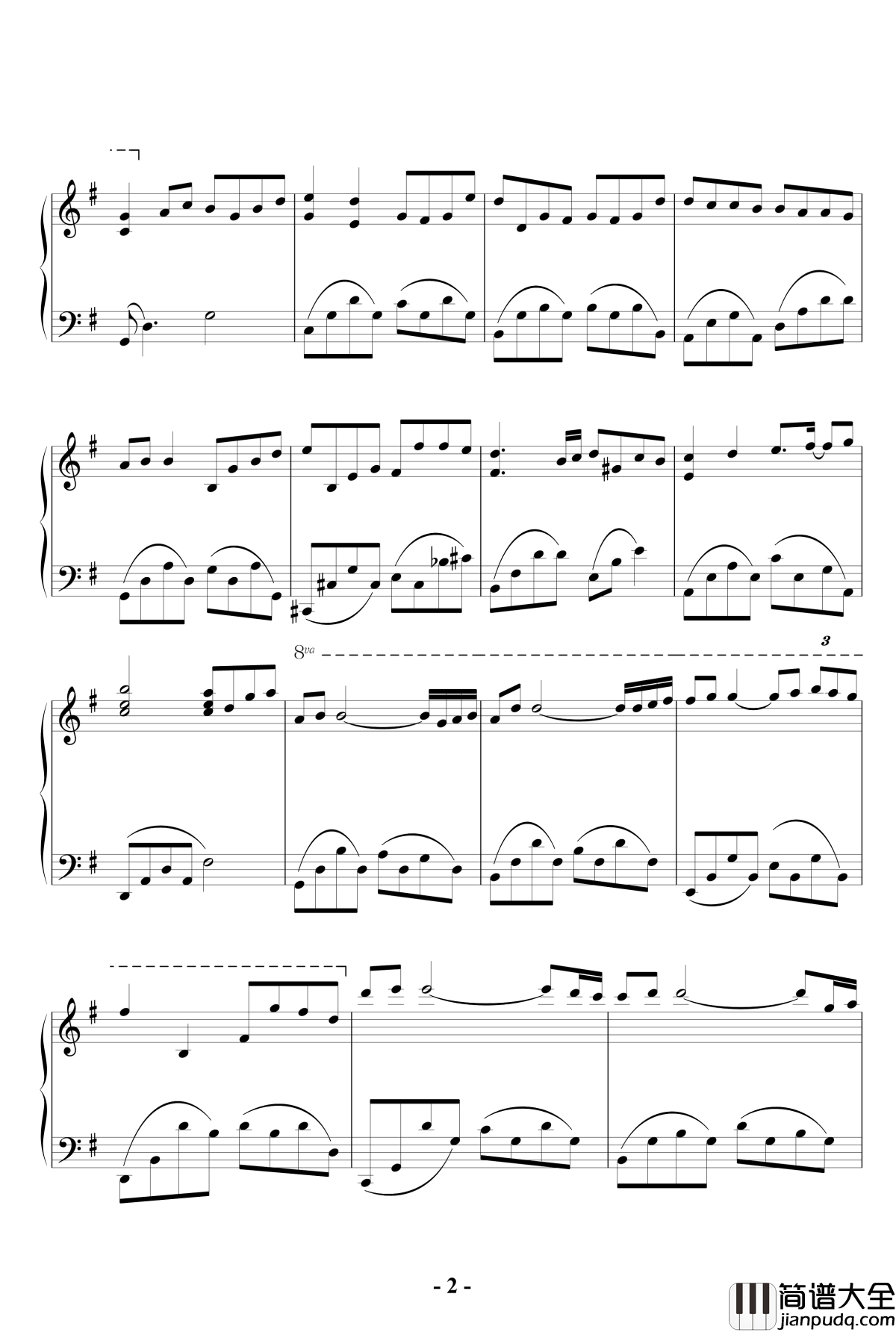kiss__the_rain钢琴谱_简化版_Yiruma