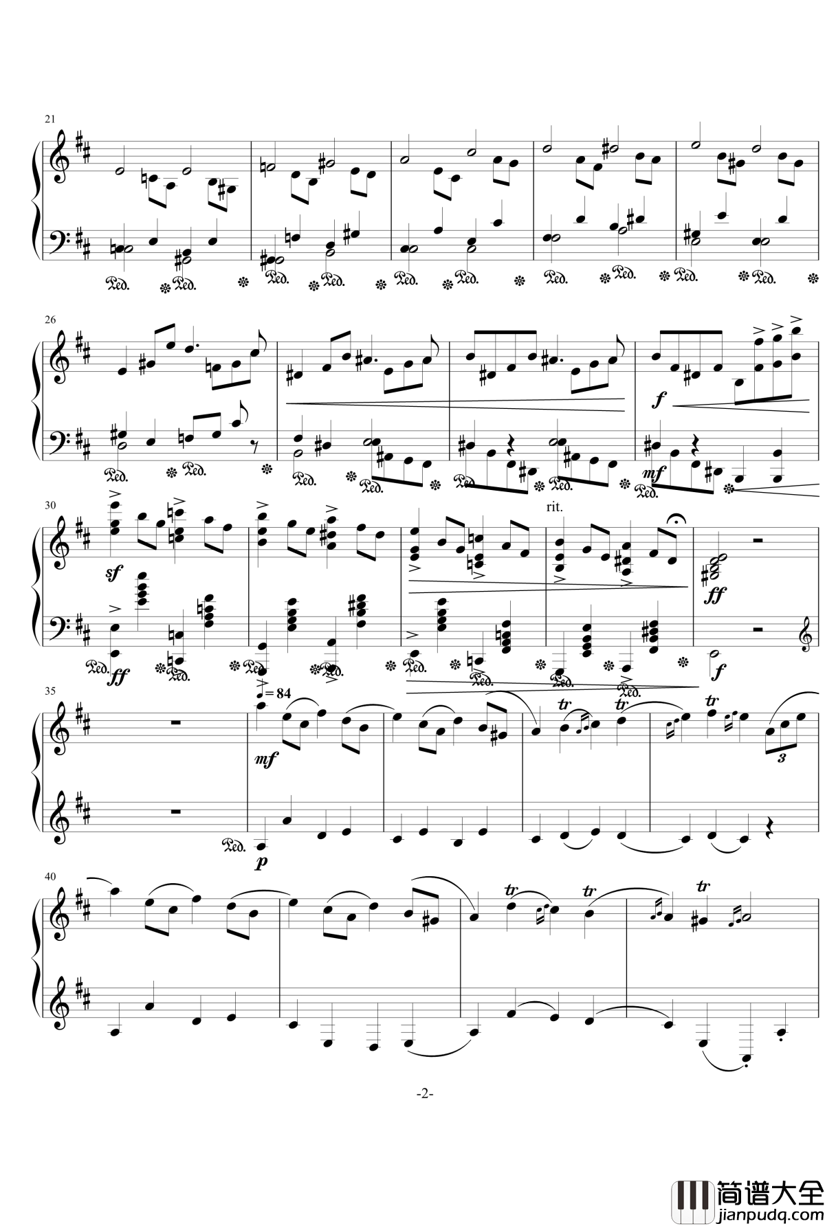 随想曲10钢琴谱_题_灵动无痕