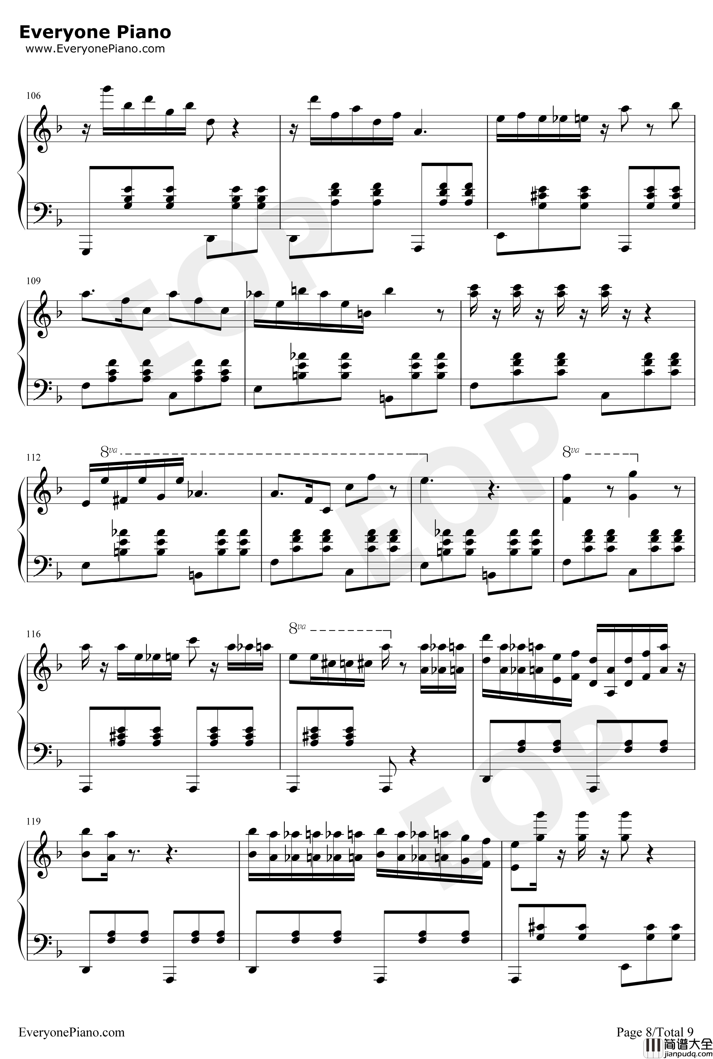Dernier_Vol钢琴谱_Raphaël_Beau_尽情游戏_漫长的婚约