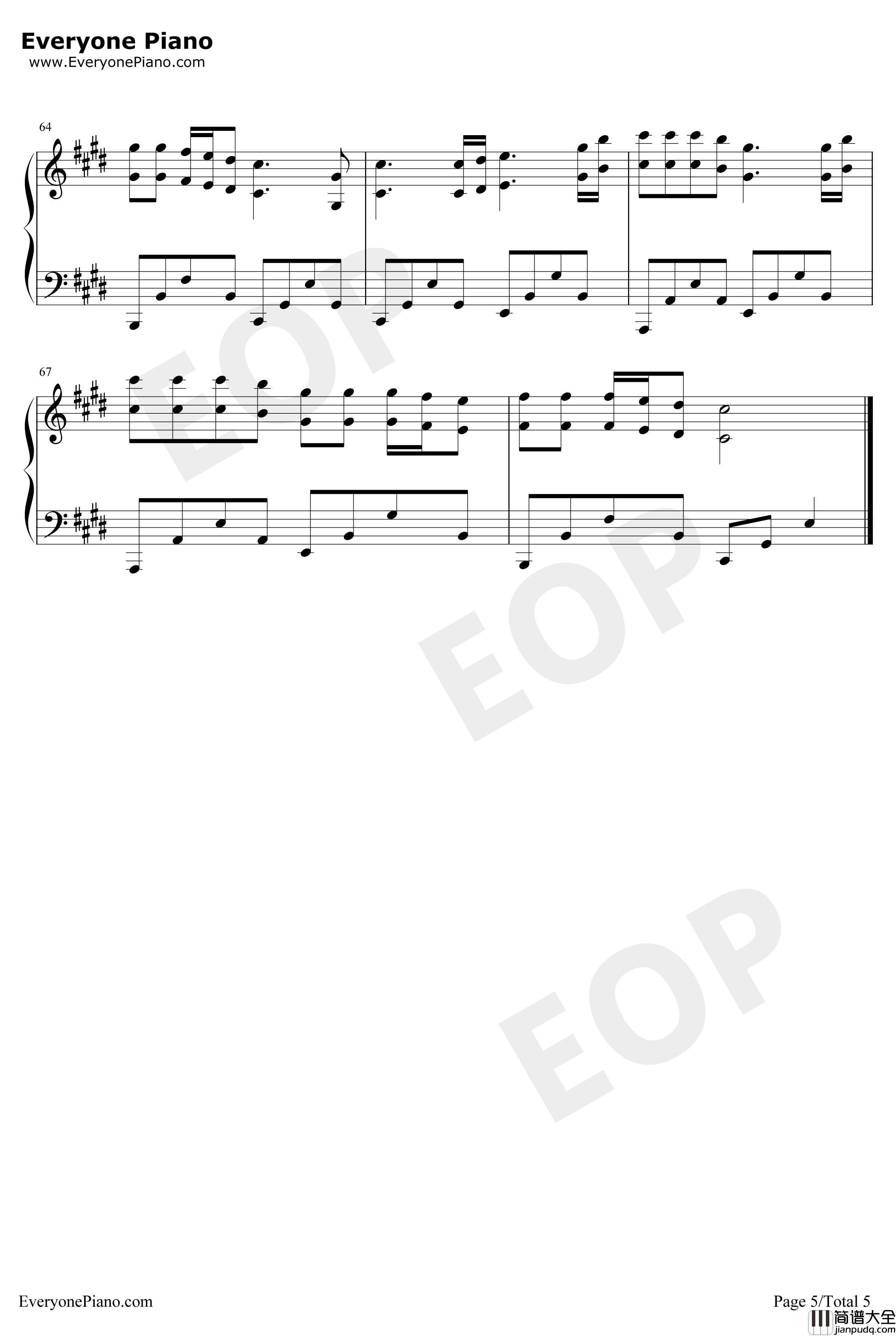 Lost_Control钢琴谱_Alan_Walker_Sorana