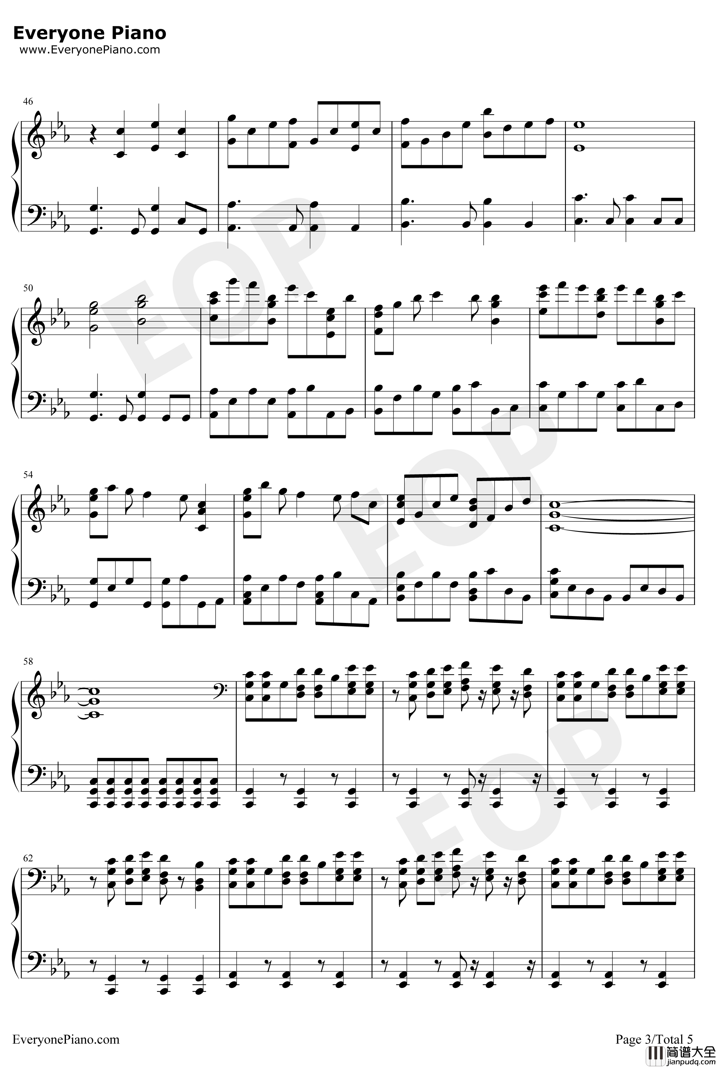 Cocoon钢琴谱_林友树_三角迷踪插曲