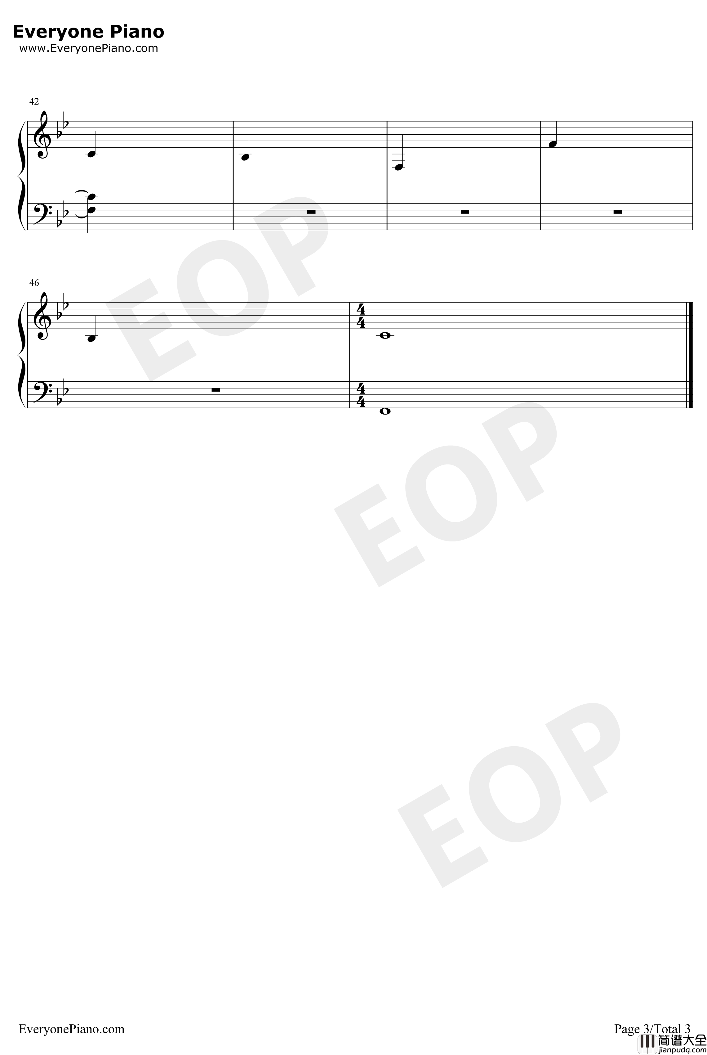 The_Piano钢琴谱_猎豹移动公司_DancingLine_跳舞的线