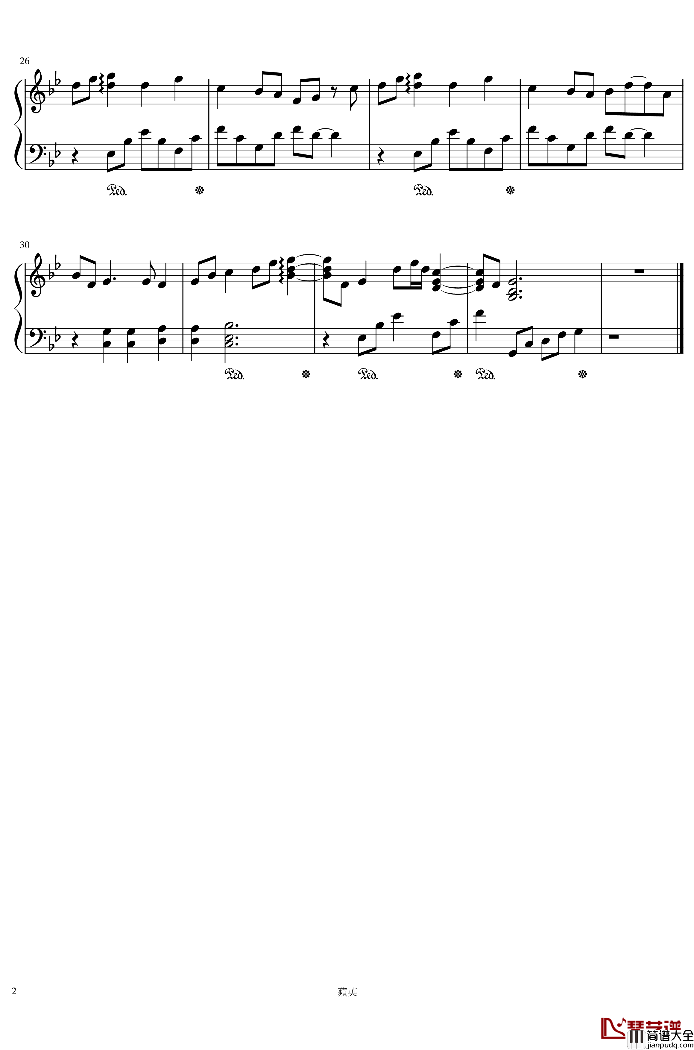 音に出来る事钢琴谱_H.B_STUDIO