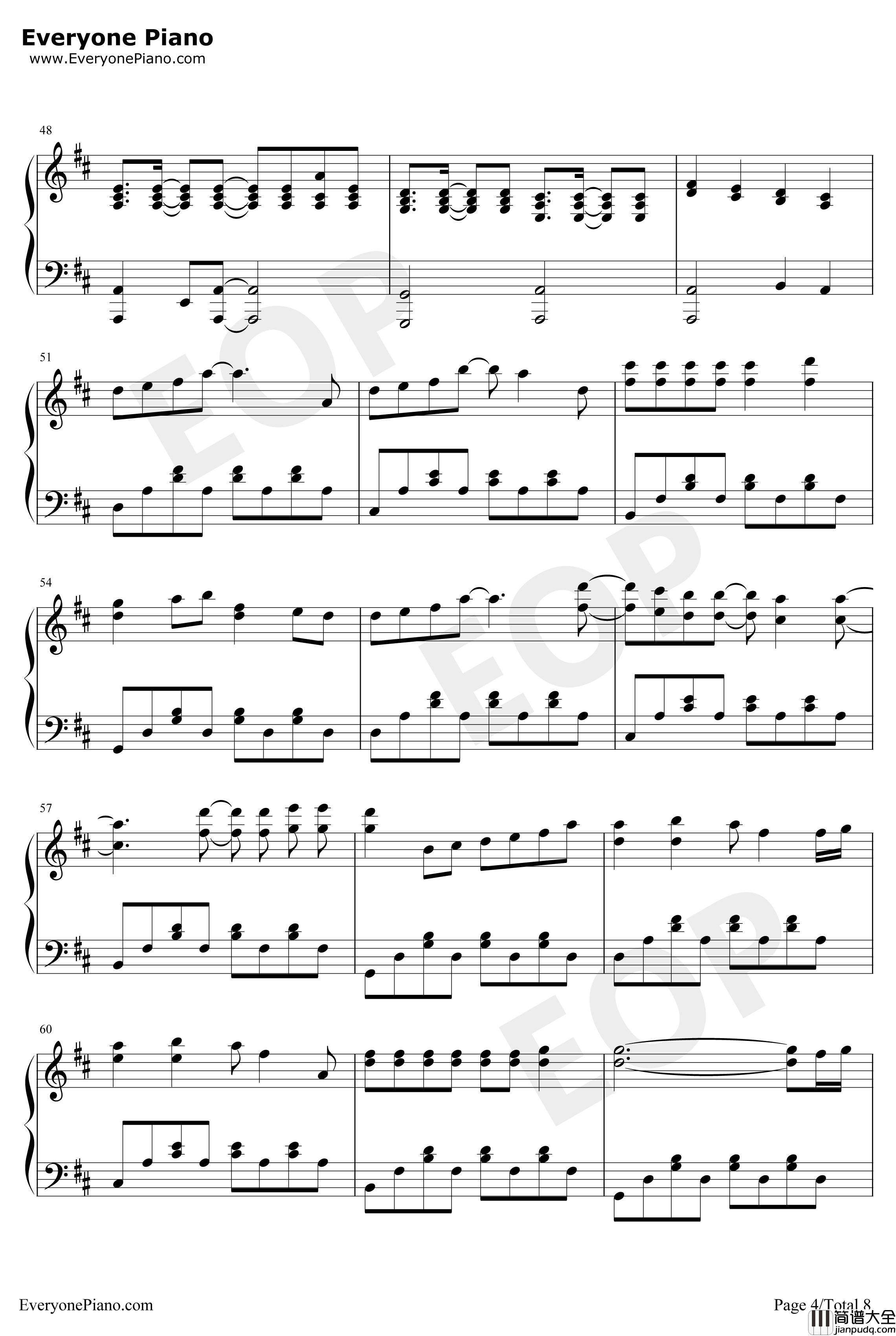 Because_of_You钢琴谱_ThePianoGuys