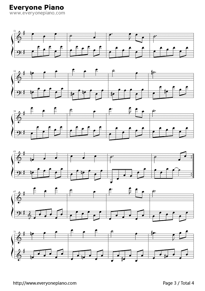 林中漫步钢琴谱_理查德·克莱德曼__Richard_Clayderman
