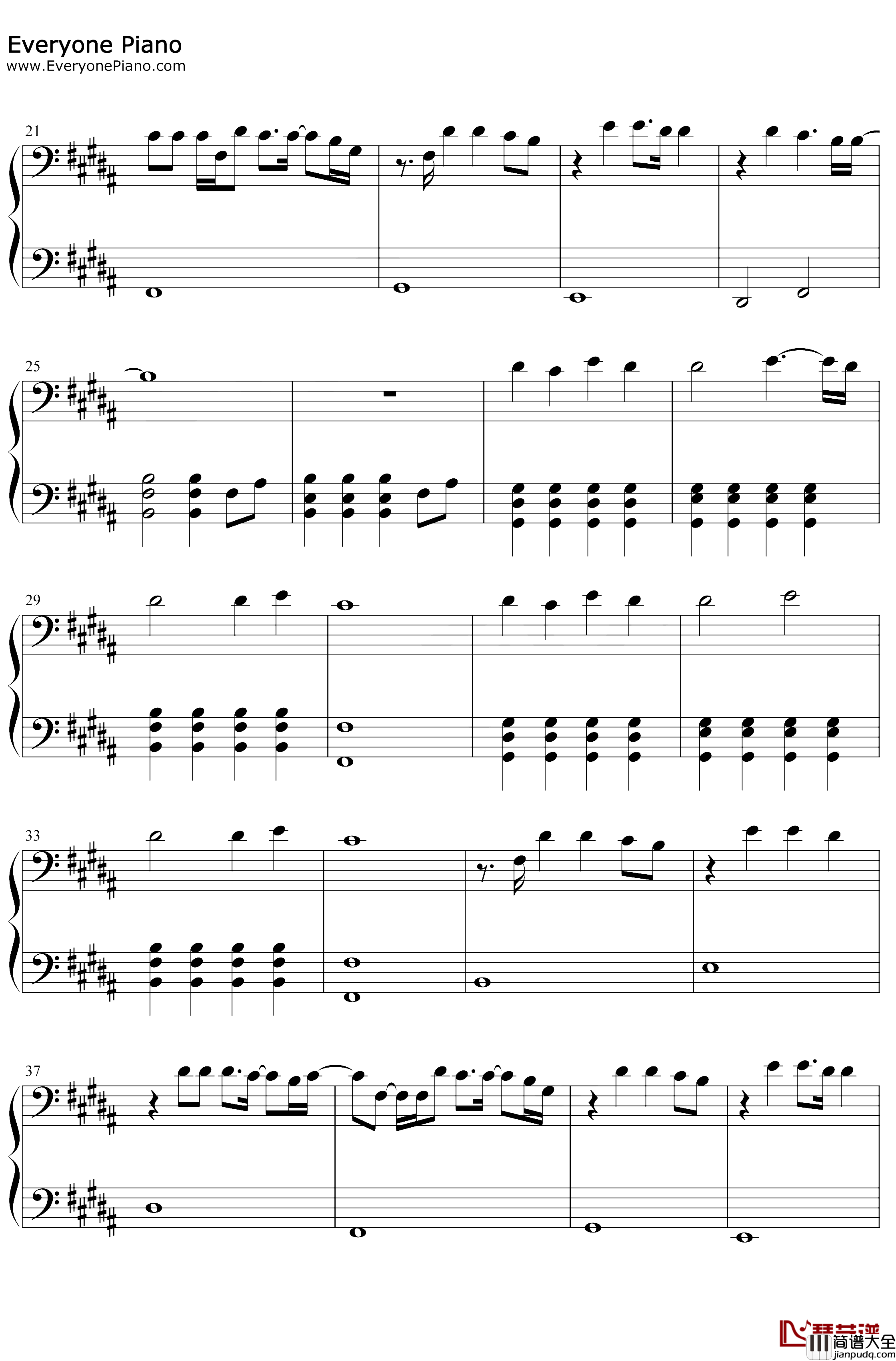 The_Blessing钢琴谱_Kari_Jobe/Cody_Carnes/Elevation_Worship_基督热歌