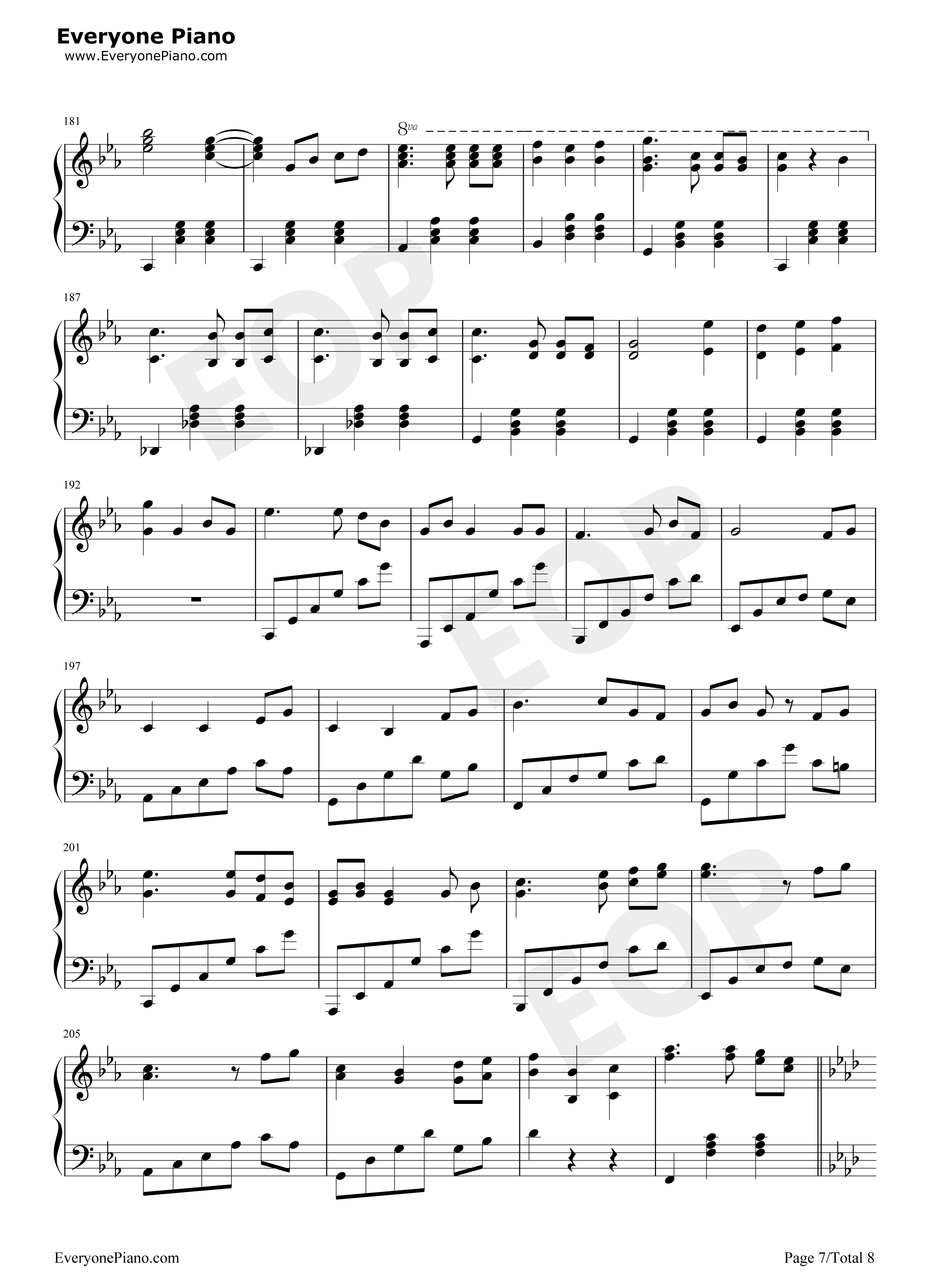 四季折の羽钢琴谱_鏡音リン__鏡音レン