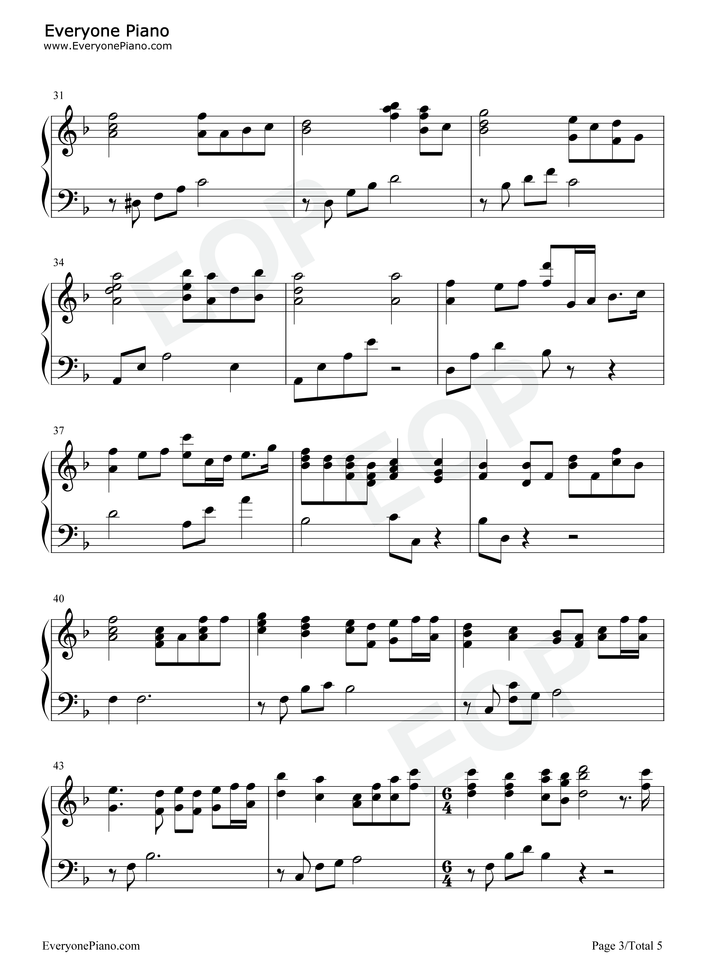 The_Prayer钢琴谱_Celine_Dion__Andrea_Bocelli