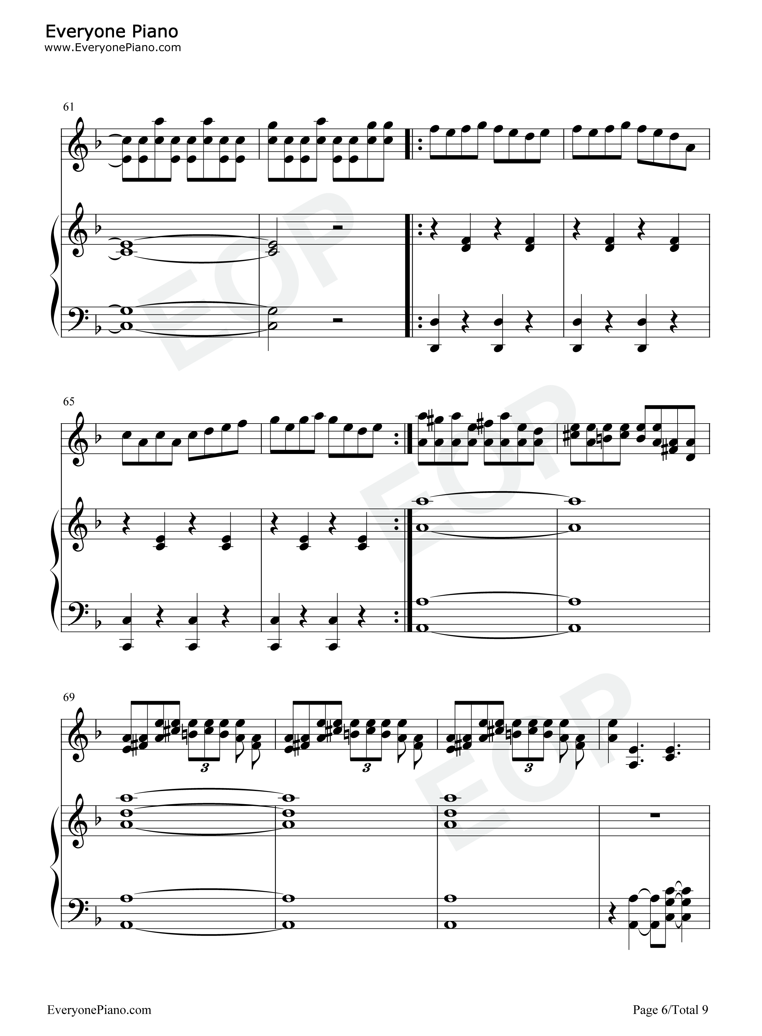 The_Devil_Went_Down_To_Georgia钢琴谱_Charlie_Daniels