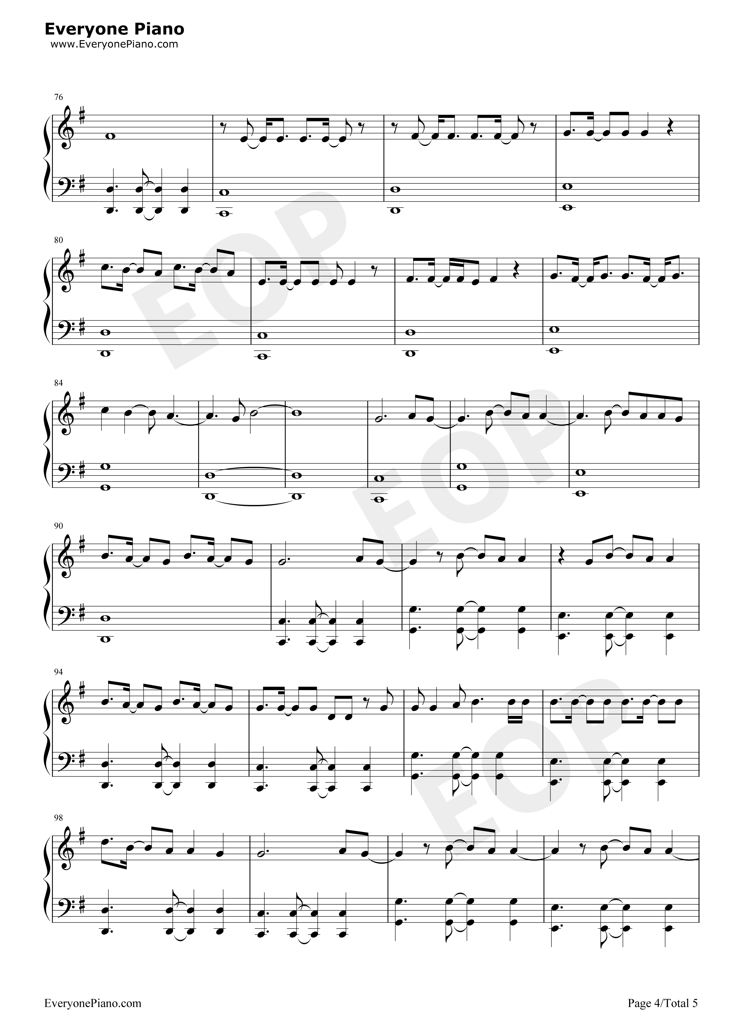 Love_Wins钢琴谱_Carrie_Underwood