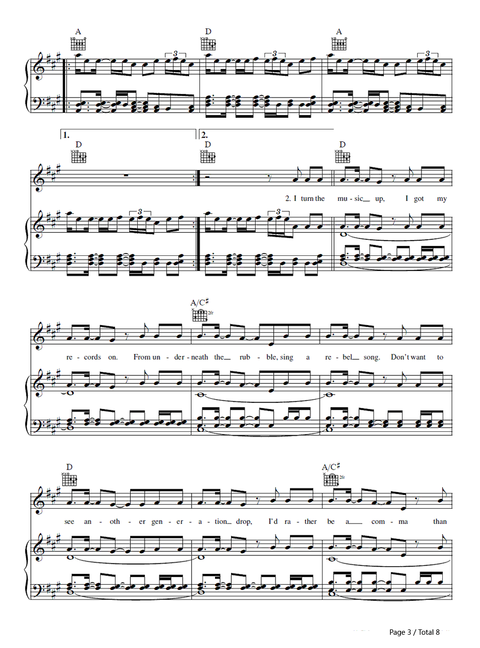 Every_Teardrop_Is_a_Waterfall钢琴谱_Coldplay
