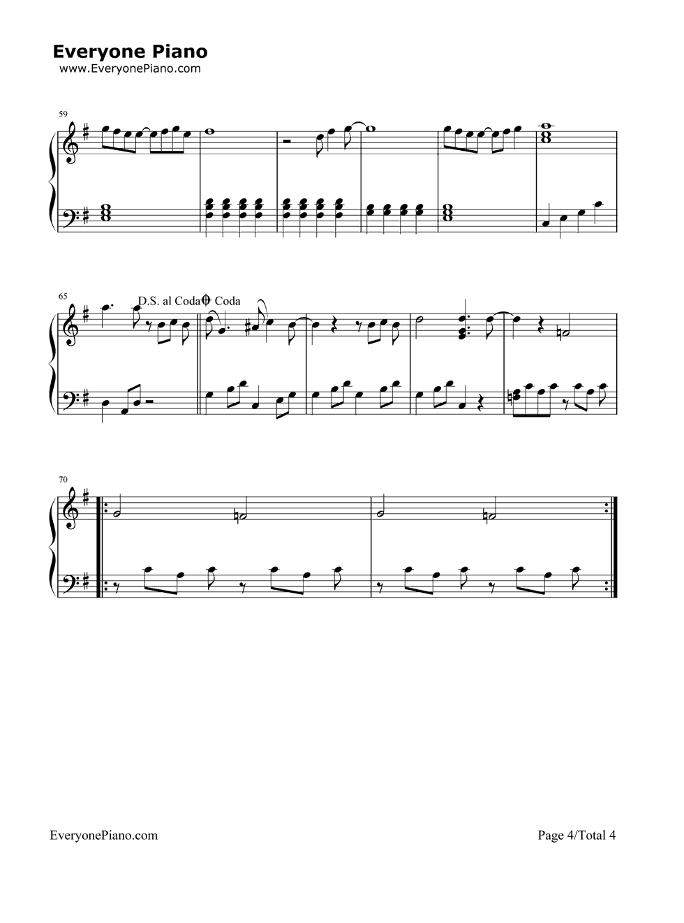 A_Hard_Day's_Night钢琴谱_The_Beatles
