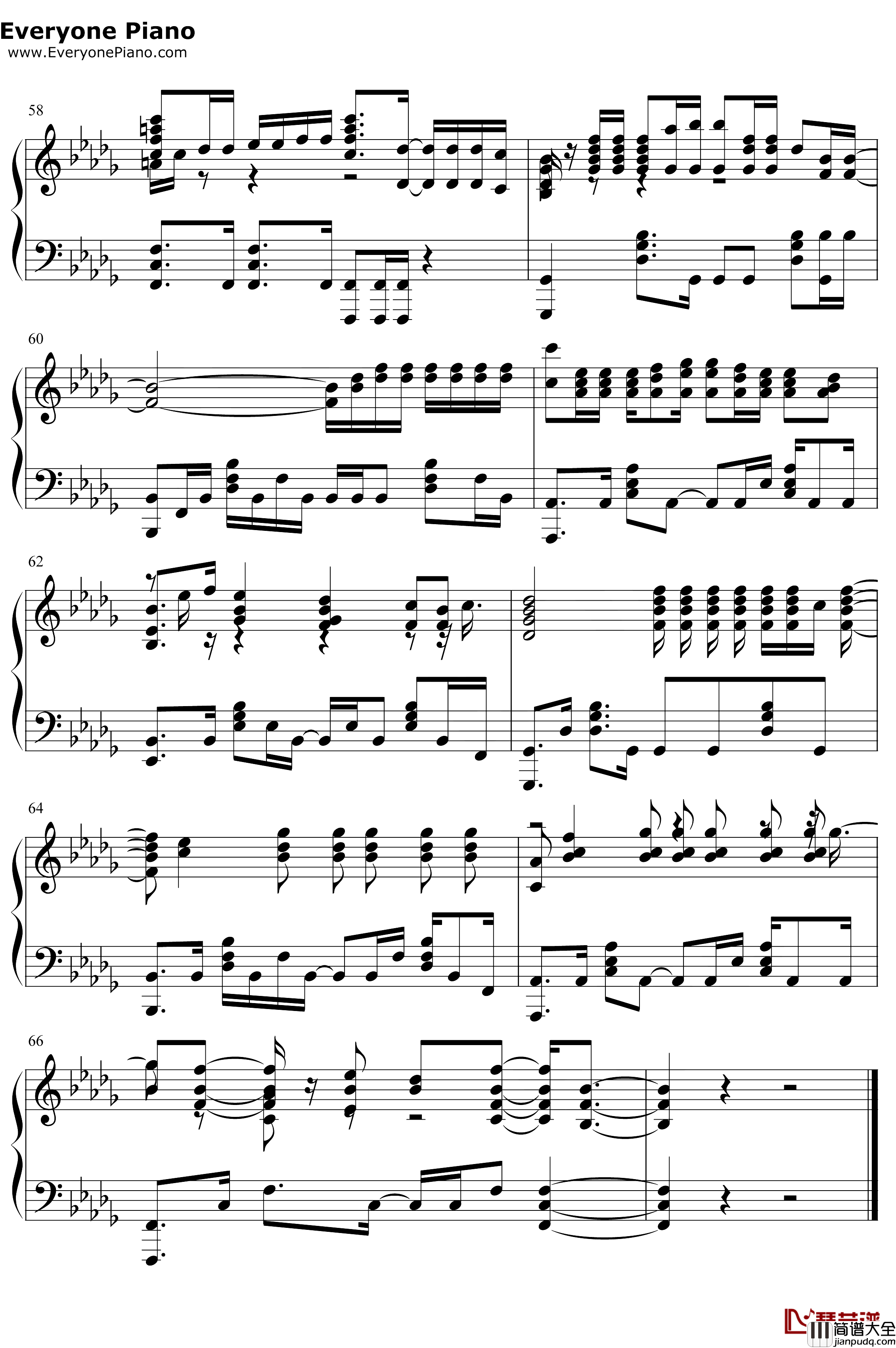 Phoenix钢琴谱_CailinRusso_Chrissy_Costanza_涅槃_LOL英雄联盟S9全球总决赛主题曲