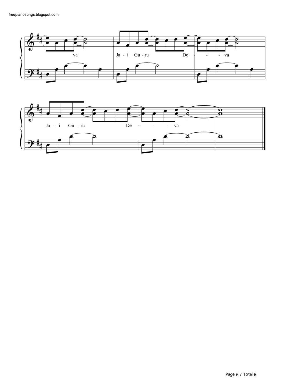 Across_the_Universe钢琴谱_The_Beatles