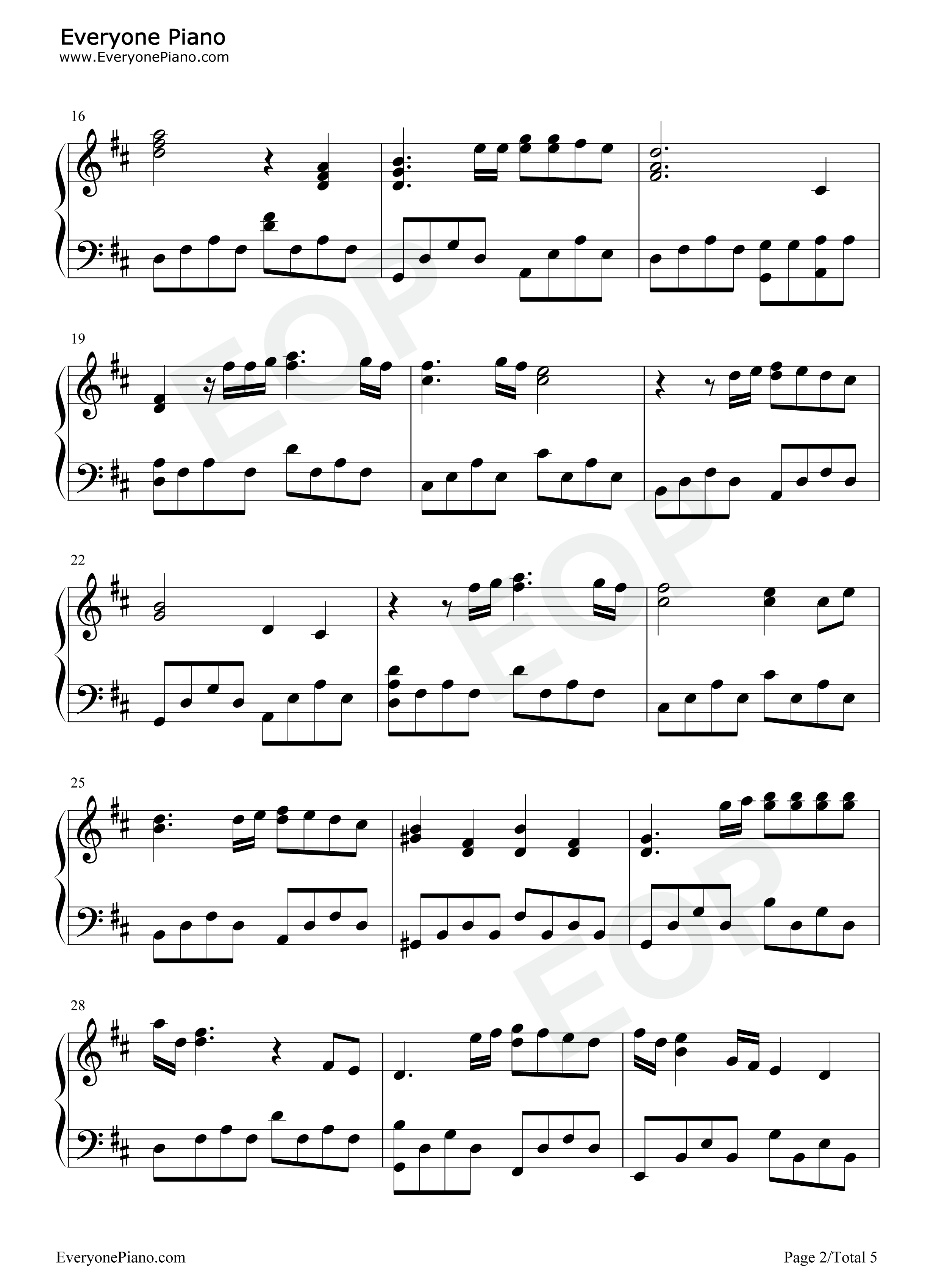 Always_on_My_Mind钢琴谱_Elvis_Presley