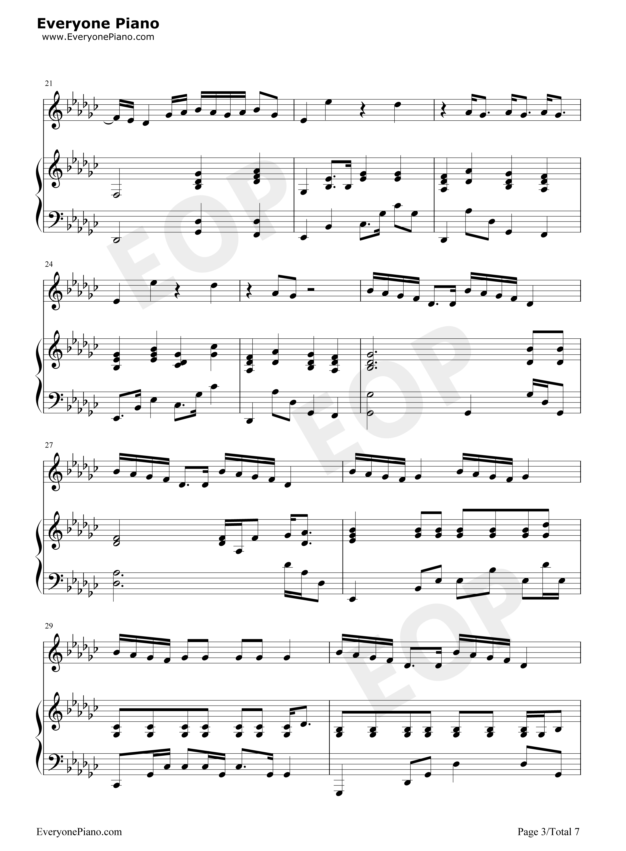 I_knew_you_were_trouble钢琴谱_taylor_swift__泰勒·斯威夫特