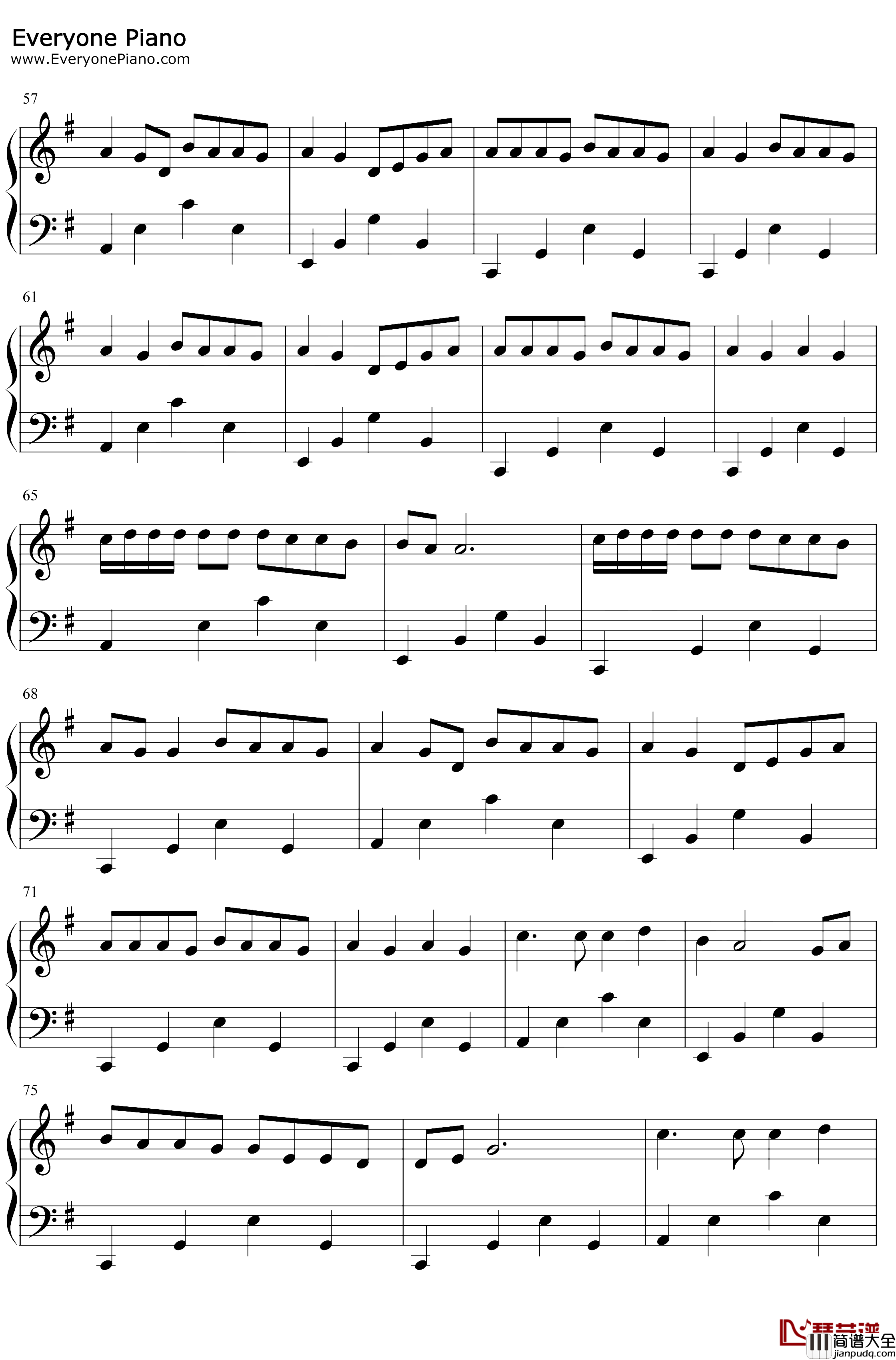 Old_Me钢琴谱_5_Seconds_of_Summer