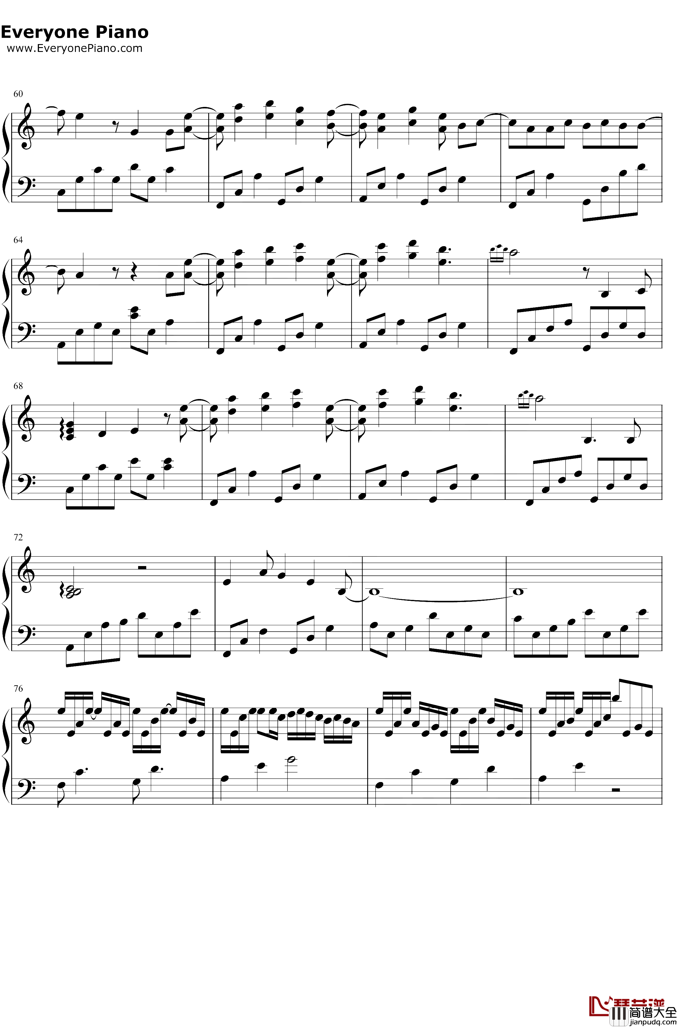 撒野钢琴谱_欸_61_同名小说撒野同人歌曲