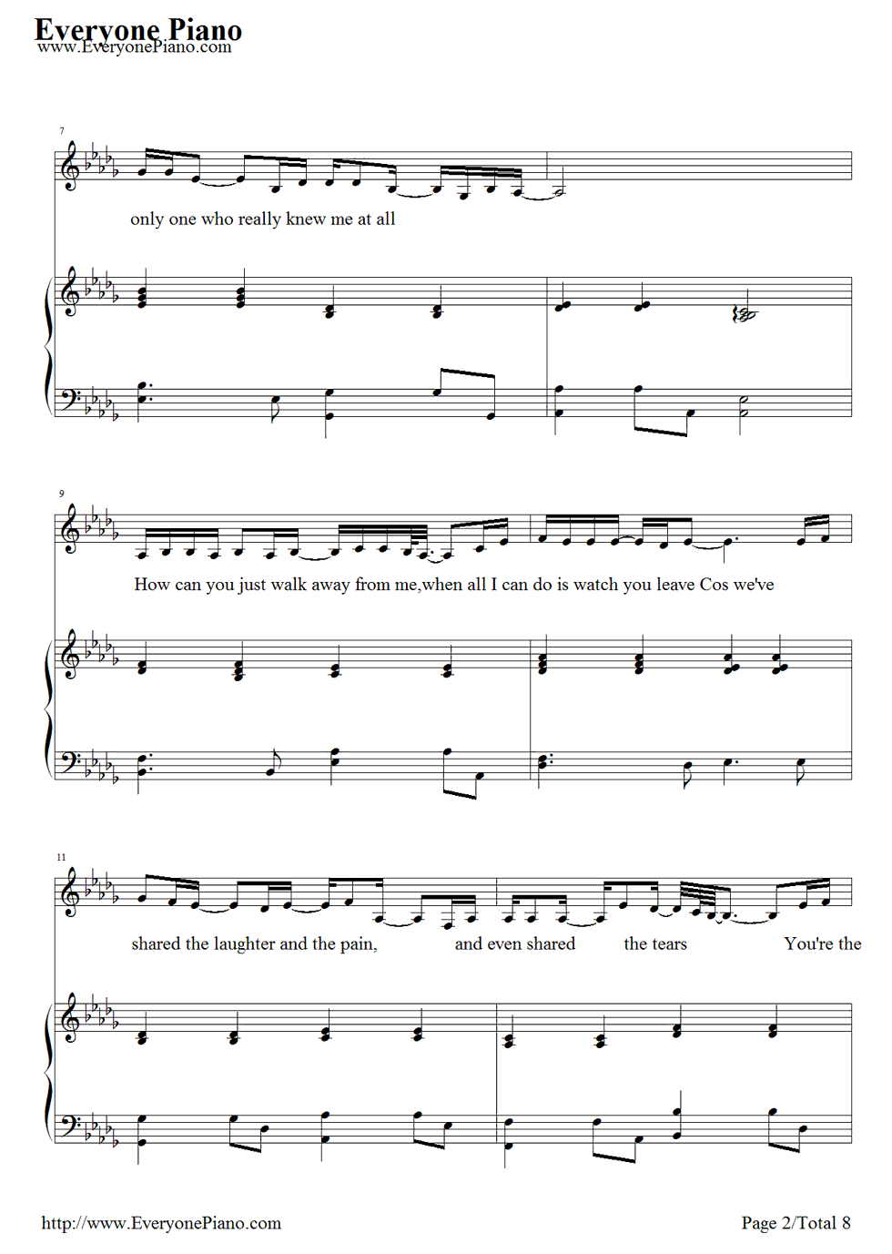Against_All_Odds钢琴谱_Phil_Collins