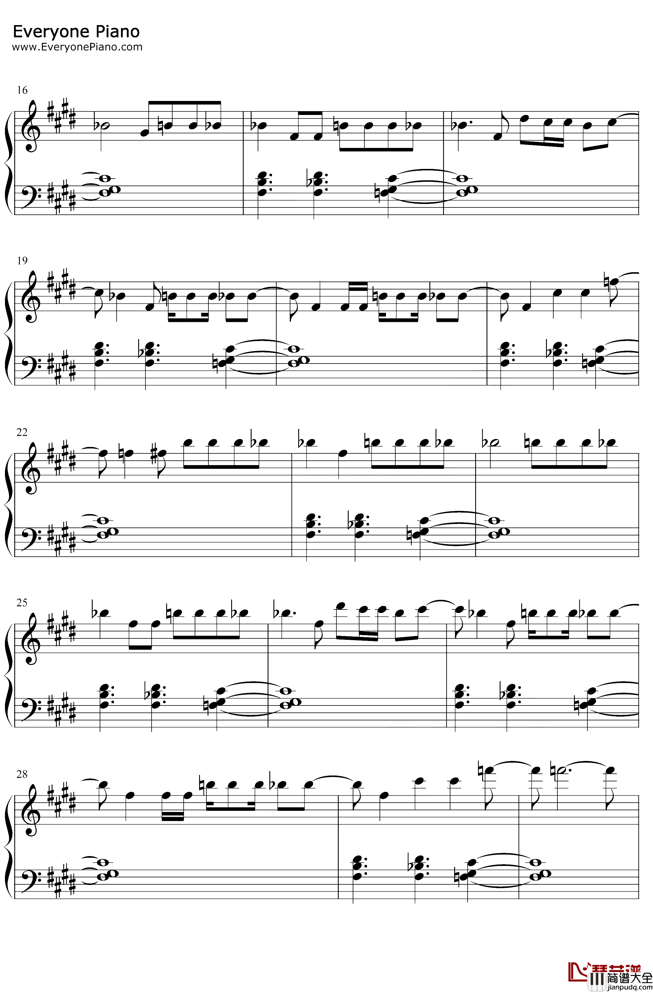 Daisies钢琴谱_Katy_Perry
