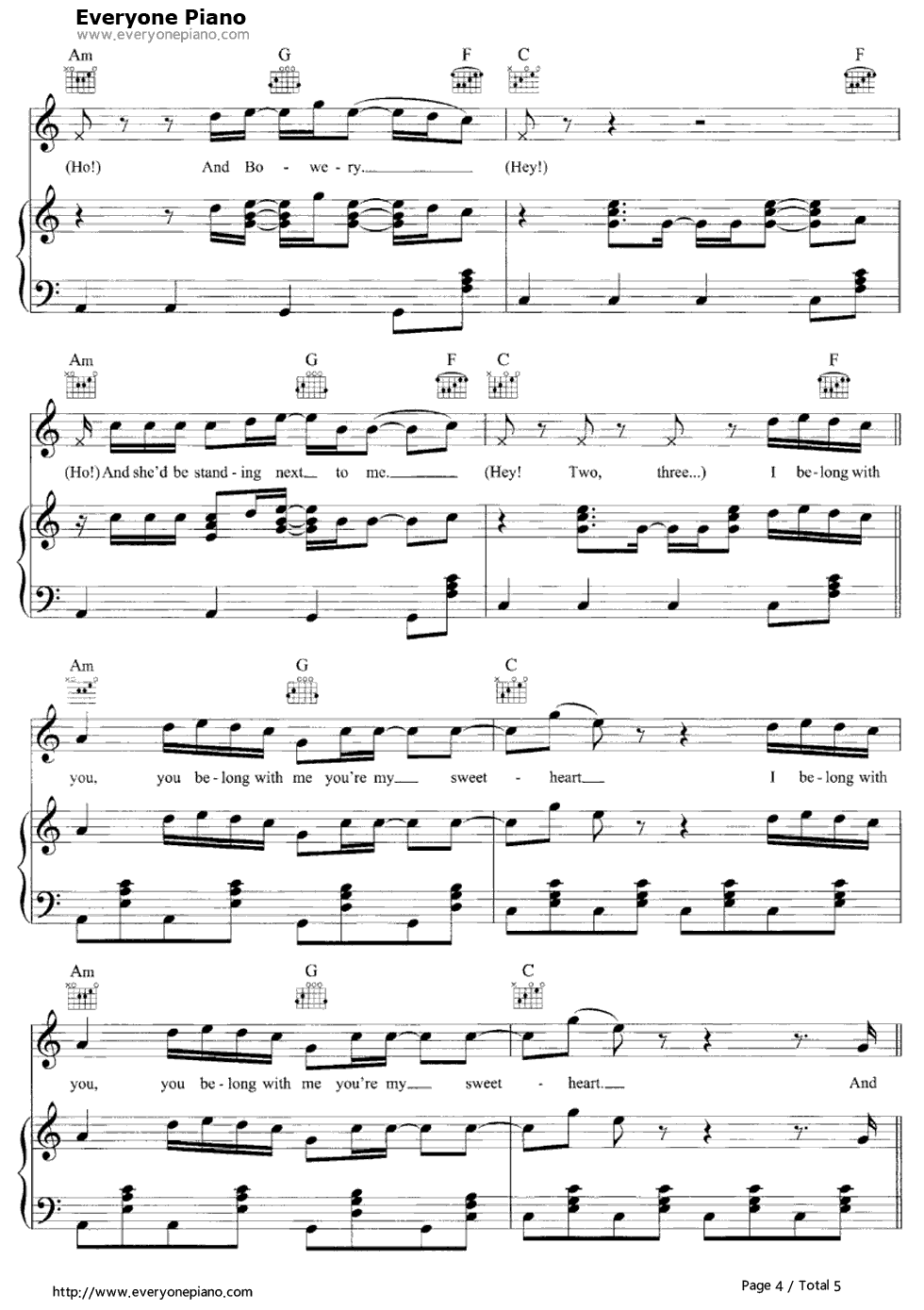 Ho_Hey钢琴谱_The_Lumineers