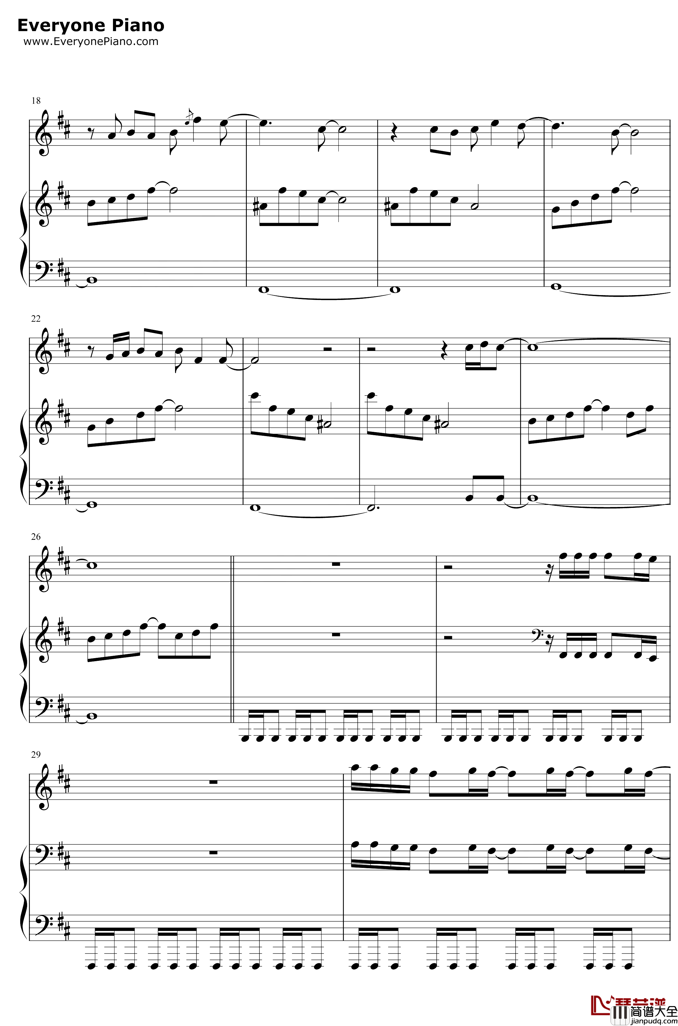 When_I_Was_Older钢琴谱_Billie_Eilish_罗马OST