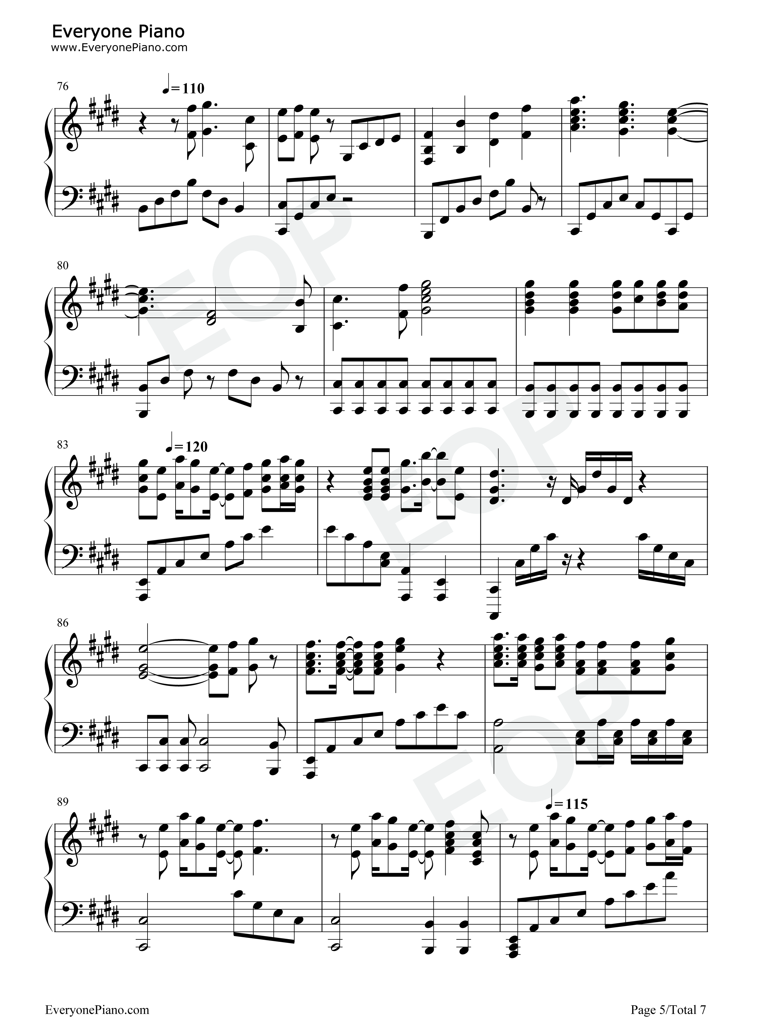 Passion钢琴谱_宇多田光