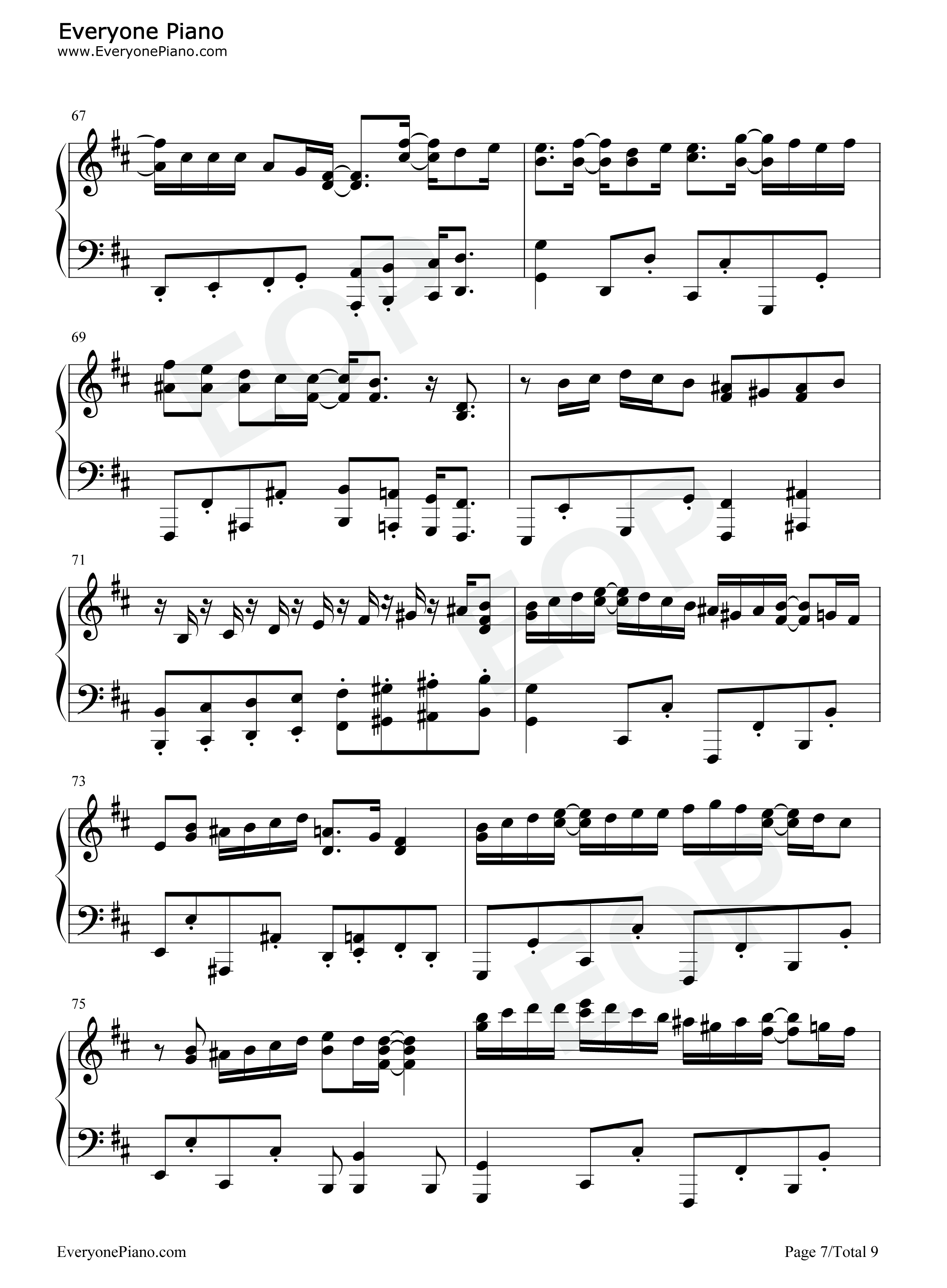 POP_SONG钢琴谱_米津玄师