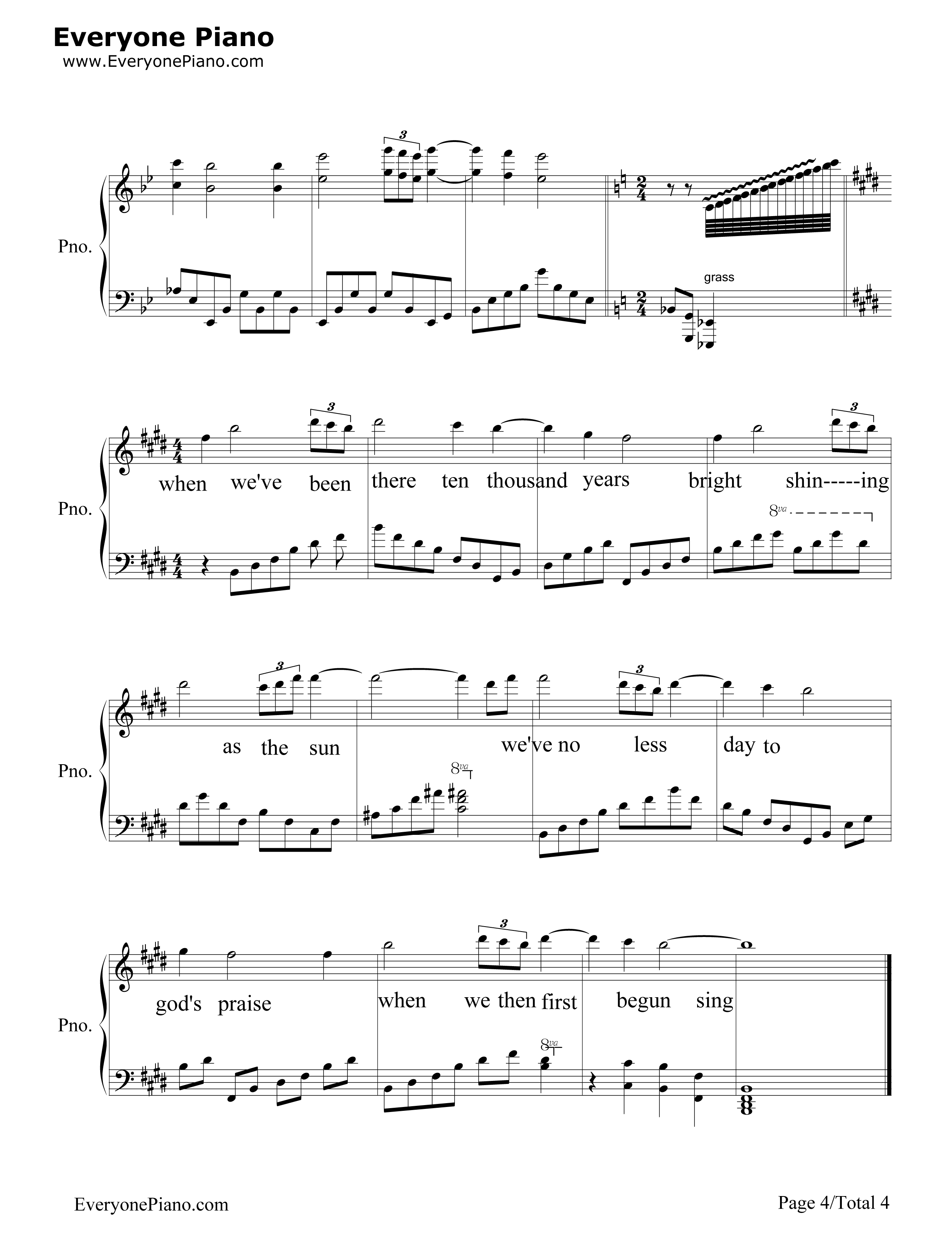 Amazing_Grace钢琴谱_约翰·牛顿__John_Newton