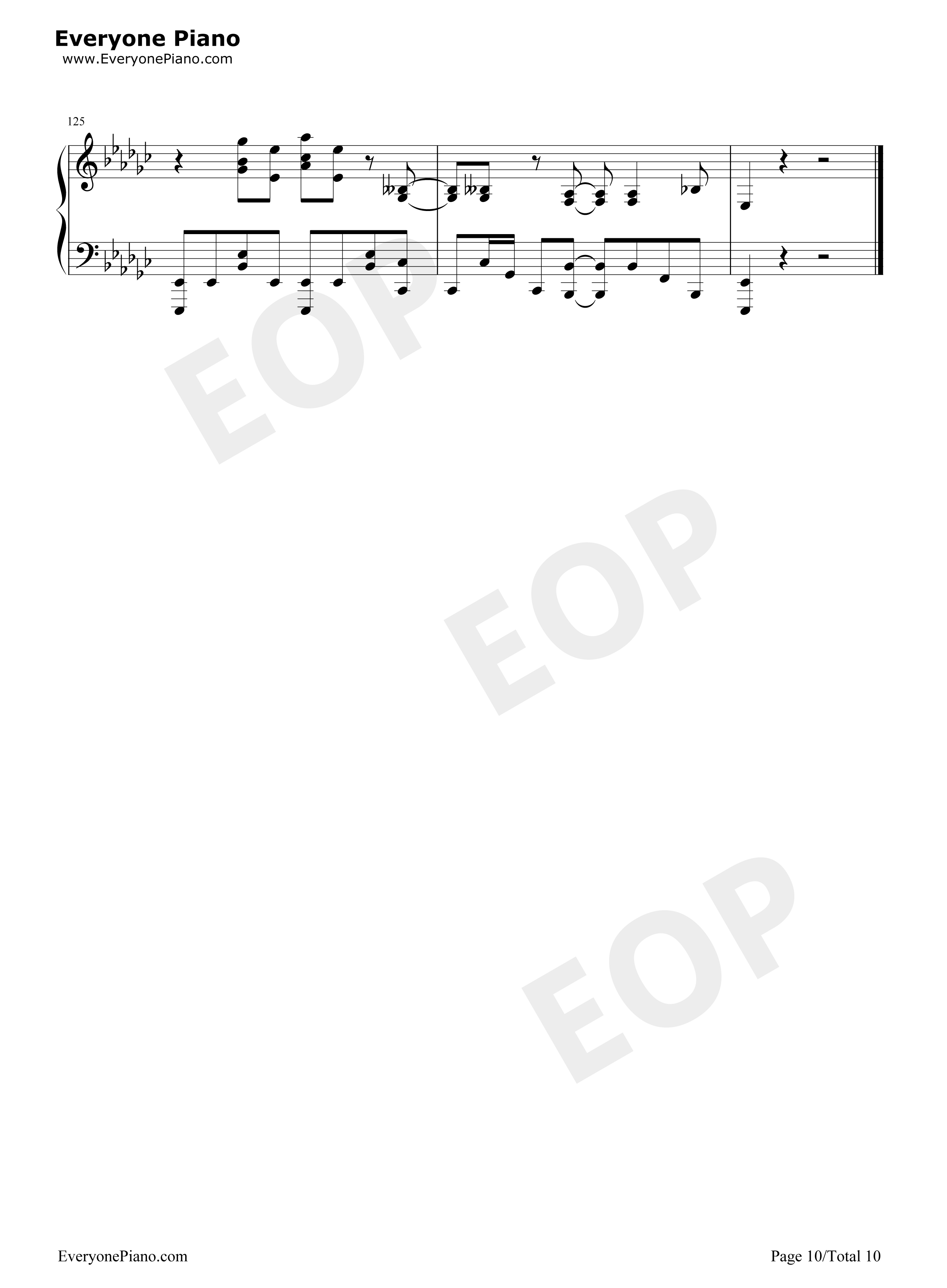 99.9钢琴谱_MOB_CHOIR_sajou_no_hana