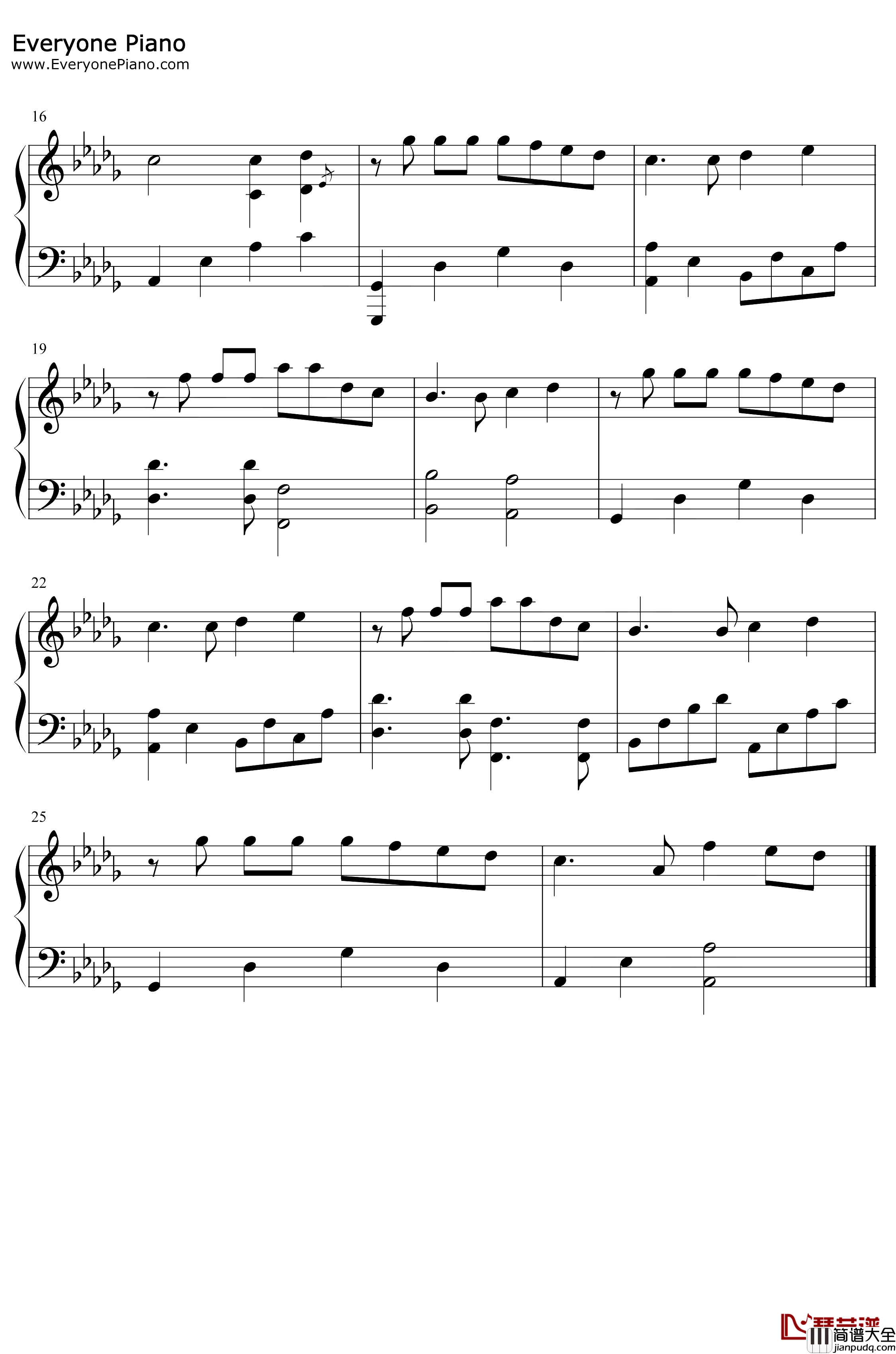 Forever钢琴谱_Lewis_Capaldi