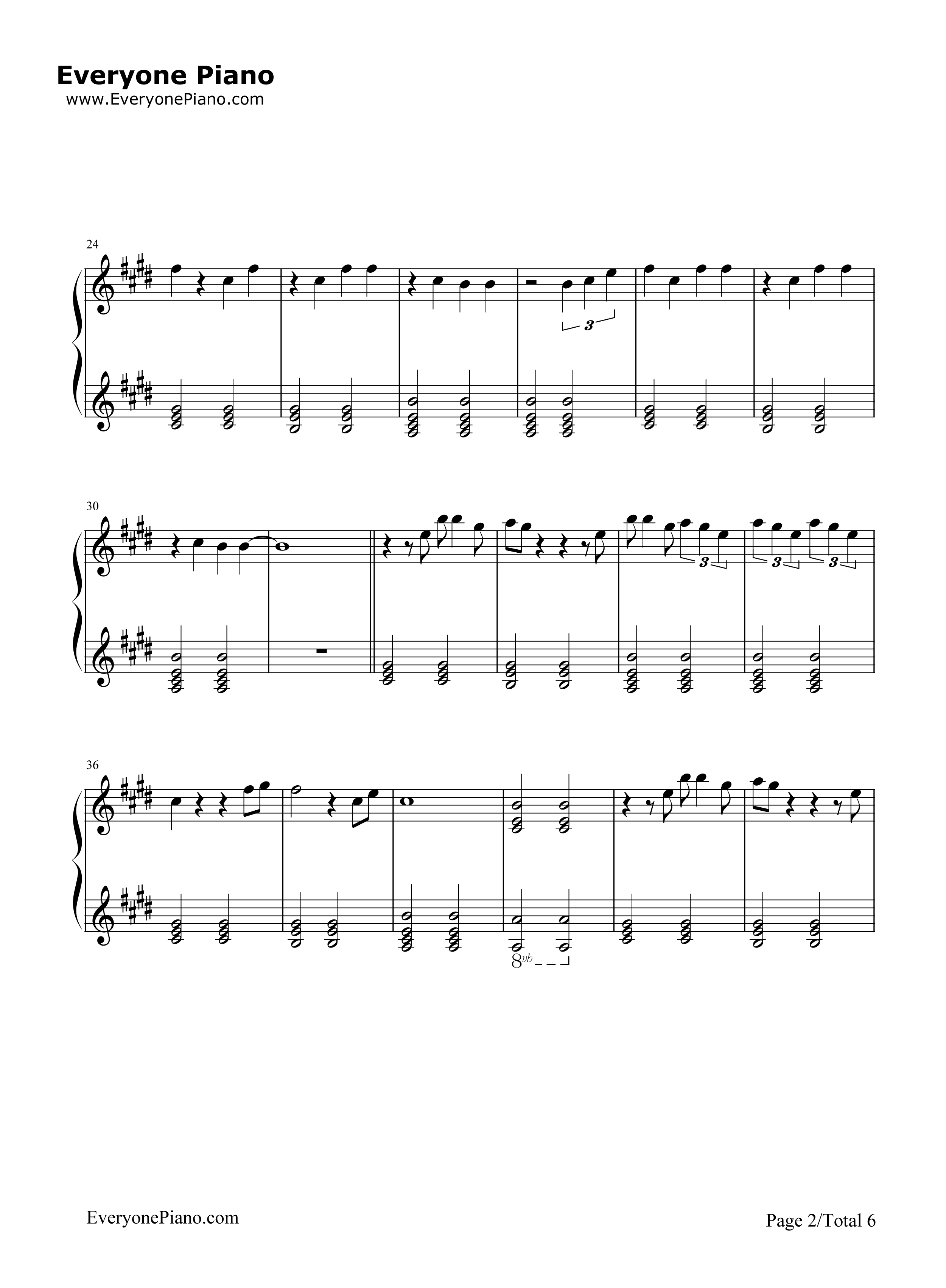 Grand_Piano钢琴谱_Nicki_Minaj