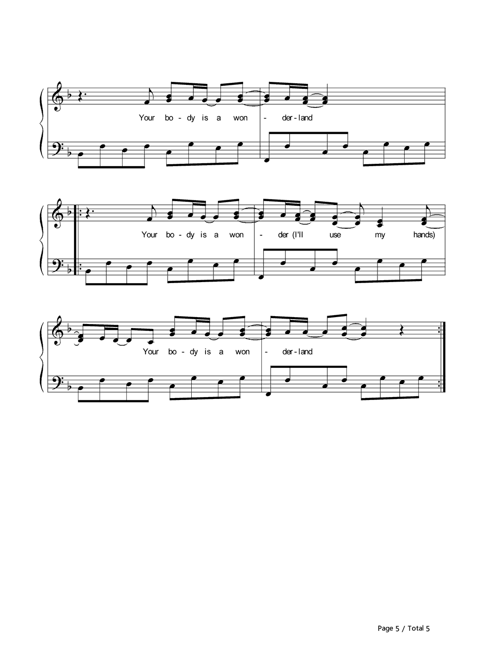 Your_Body_Is_a_Wonderland钢琴谱_John_Mayer