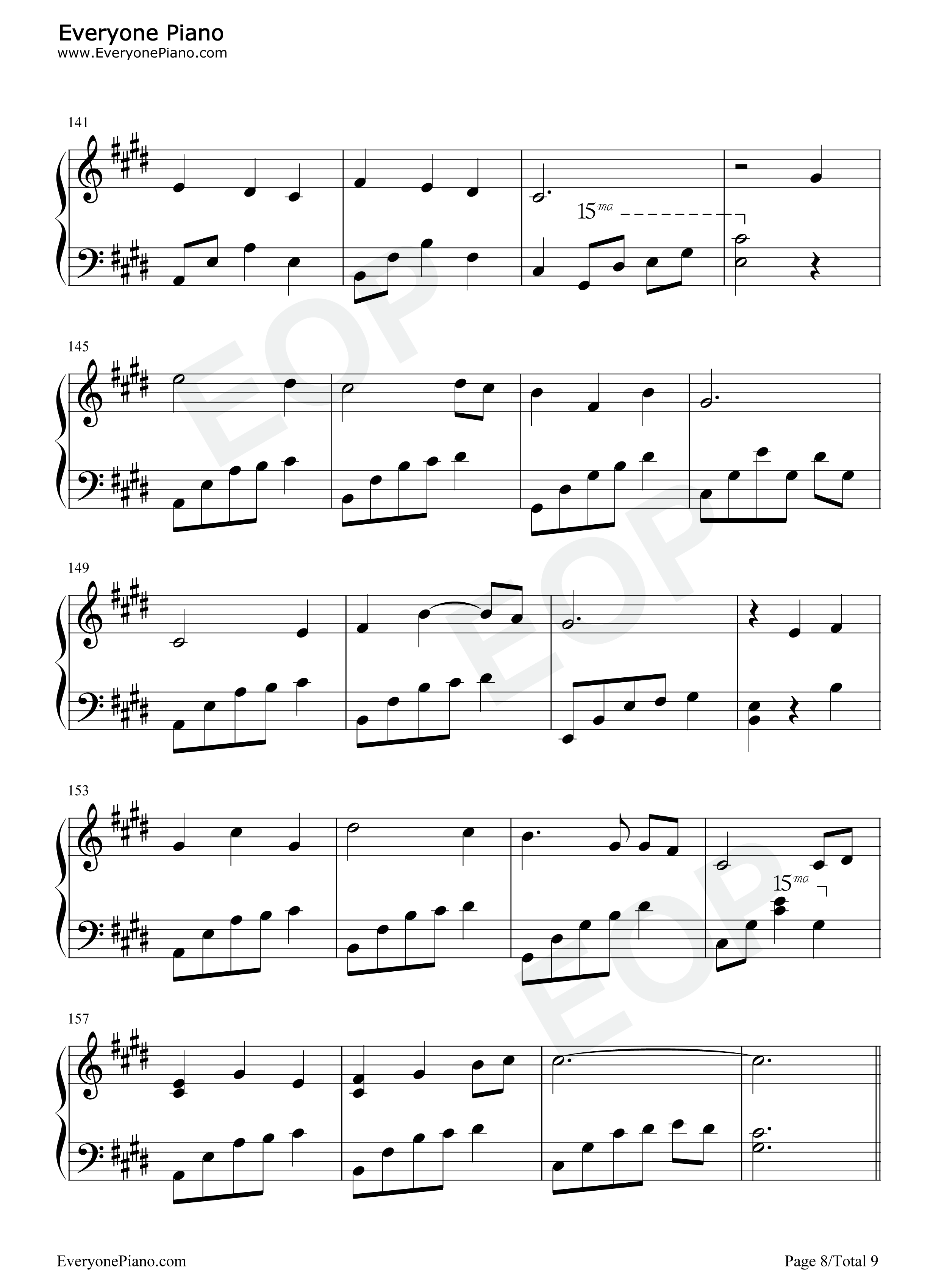 乘烟钢琴谱_兰音Reine