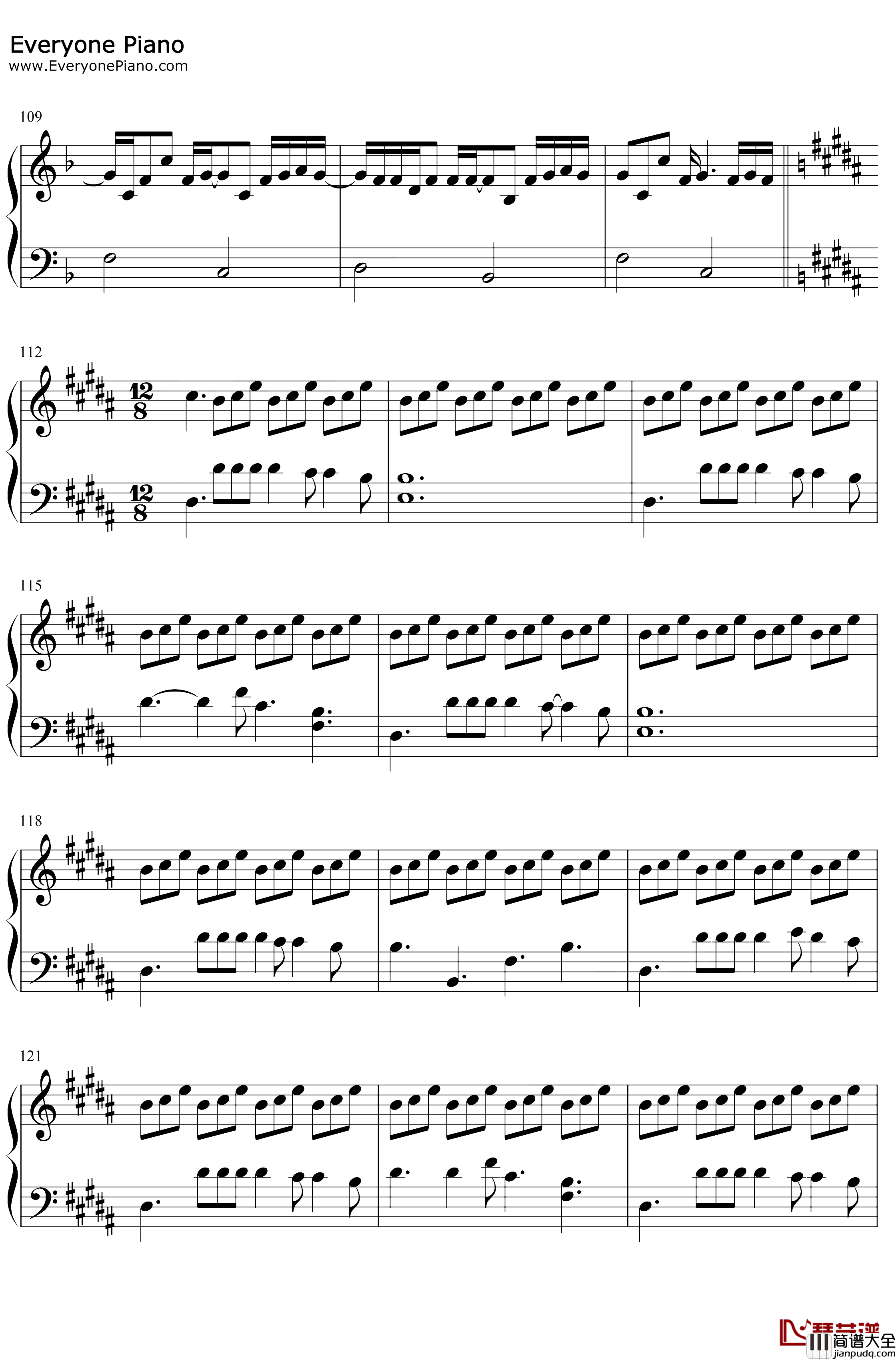 你的名字歌曲合集钢琴谱_Radwimps_钢琴谱:你的名字歌曲合集