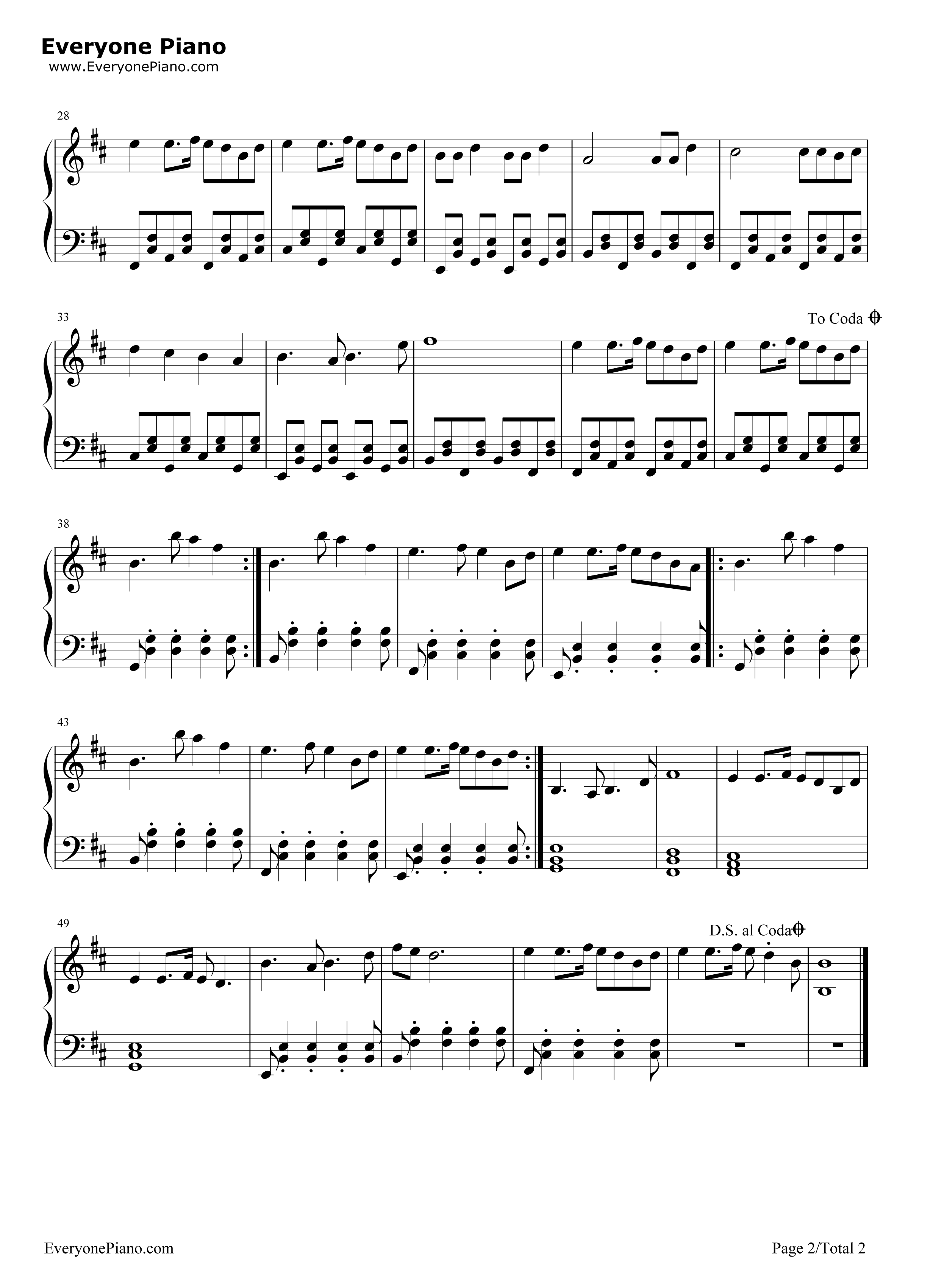 Sofia钢琴谱_Alvaro_Soler